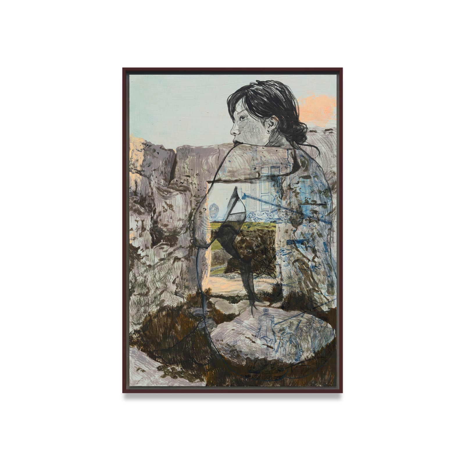 Dianna Settles, Self annihilation alongside the rubble, 2024