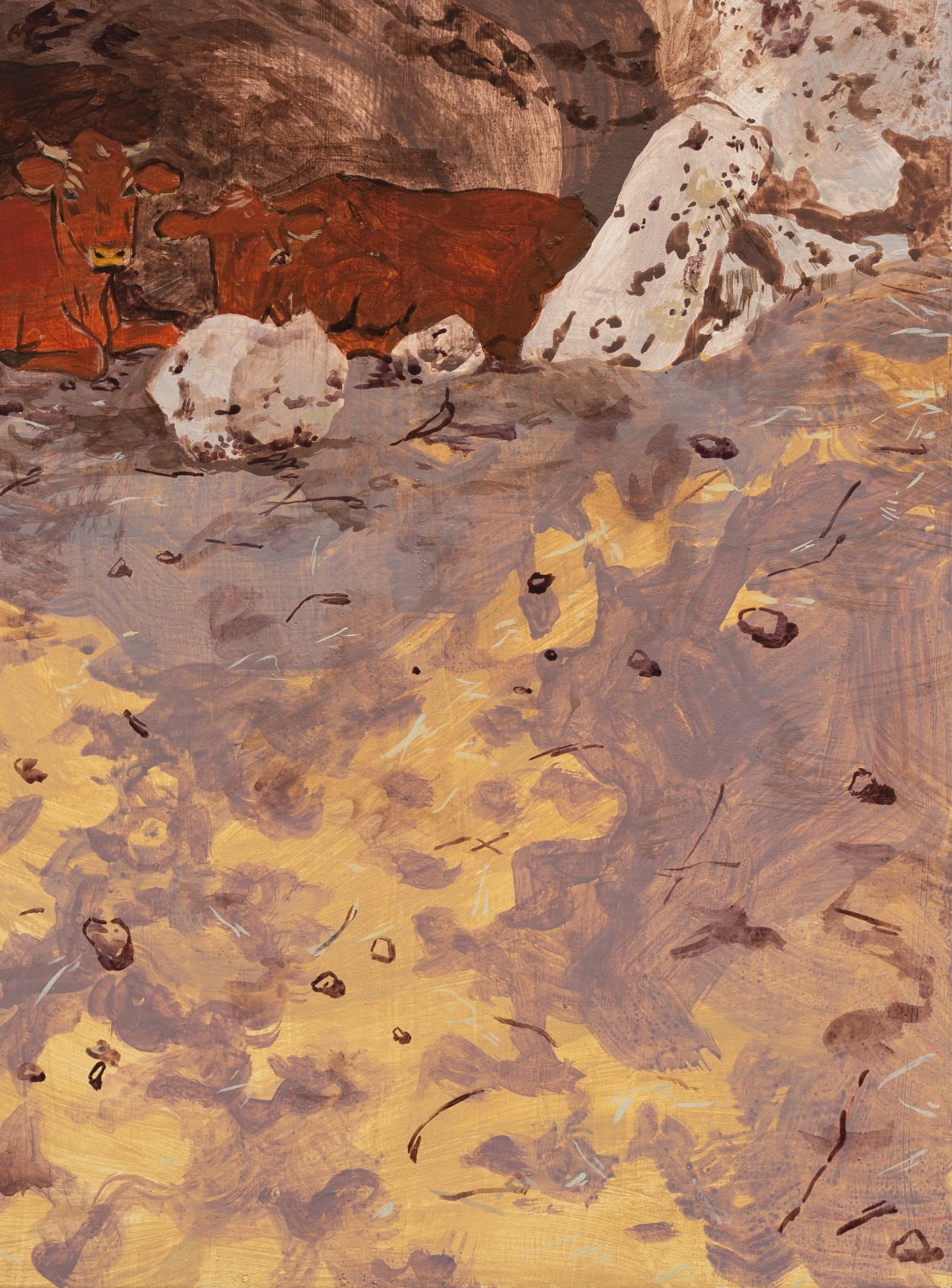 Dianna Settles, A life as a stable (the Living are on their way. The Dead only have come home between heaven and earth, a traveler's lodge), 2024