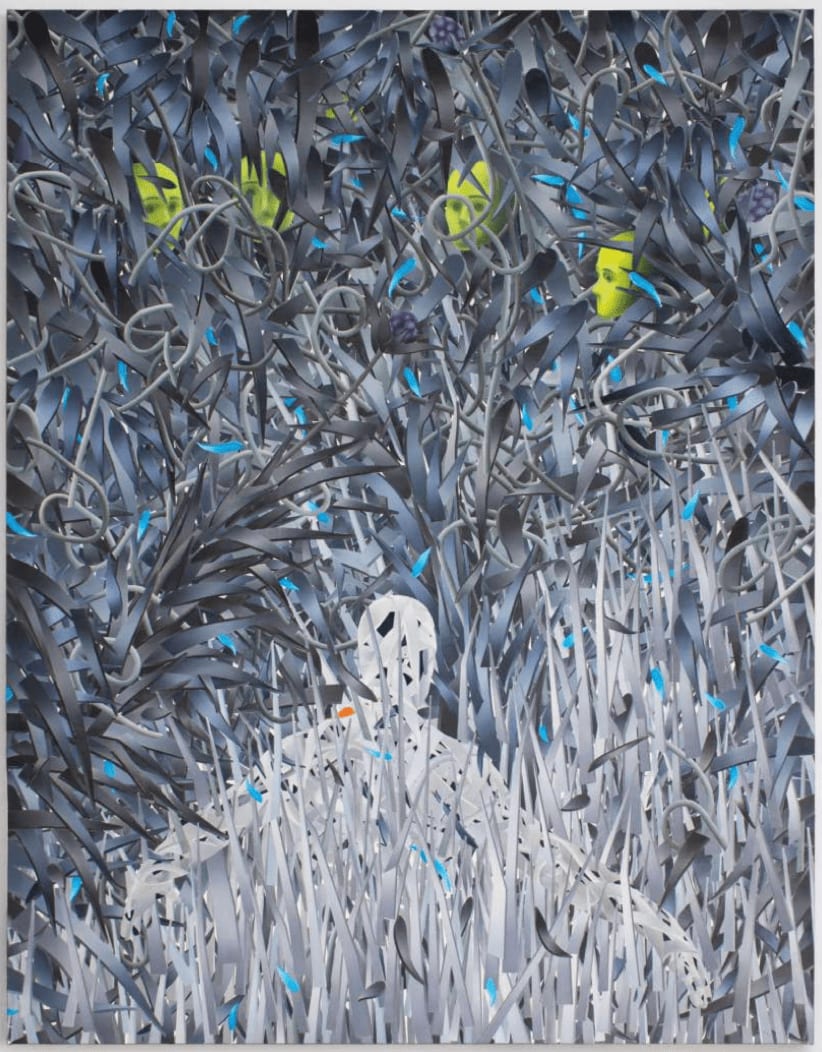 László von Dohnányi, A white Owl in a Jungle, 2021