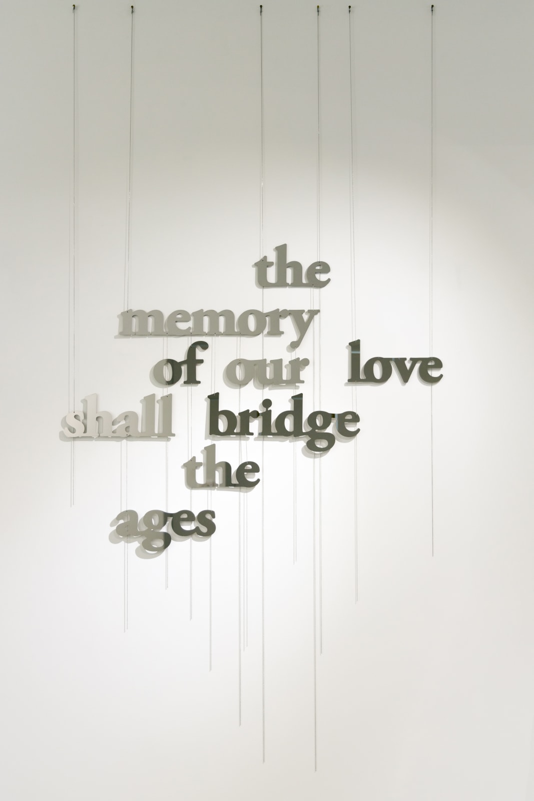 Laurent Pernot, The memory of our love shall bridge the ages, 2021