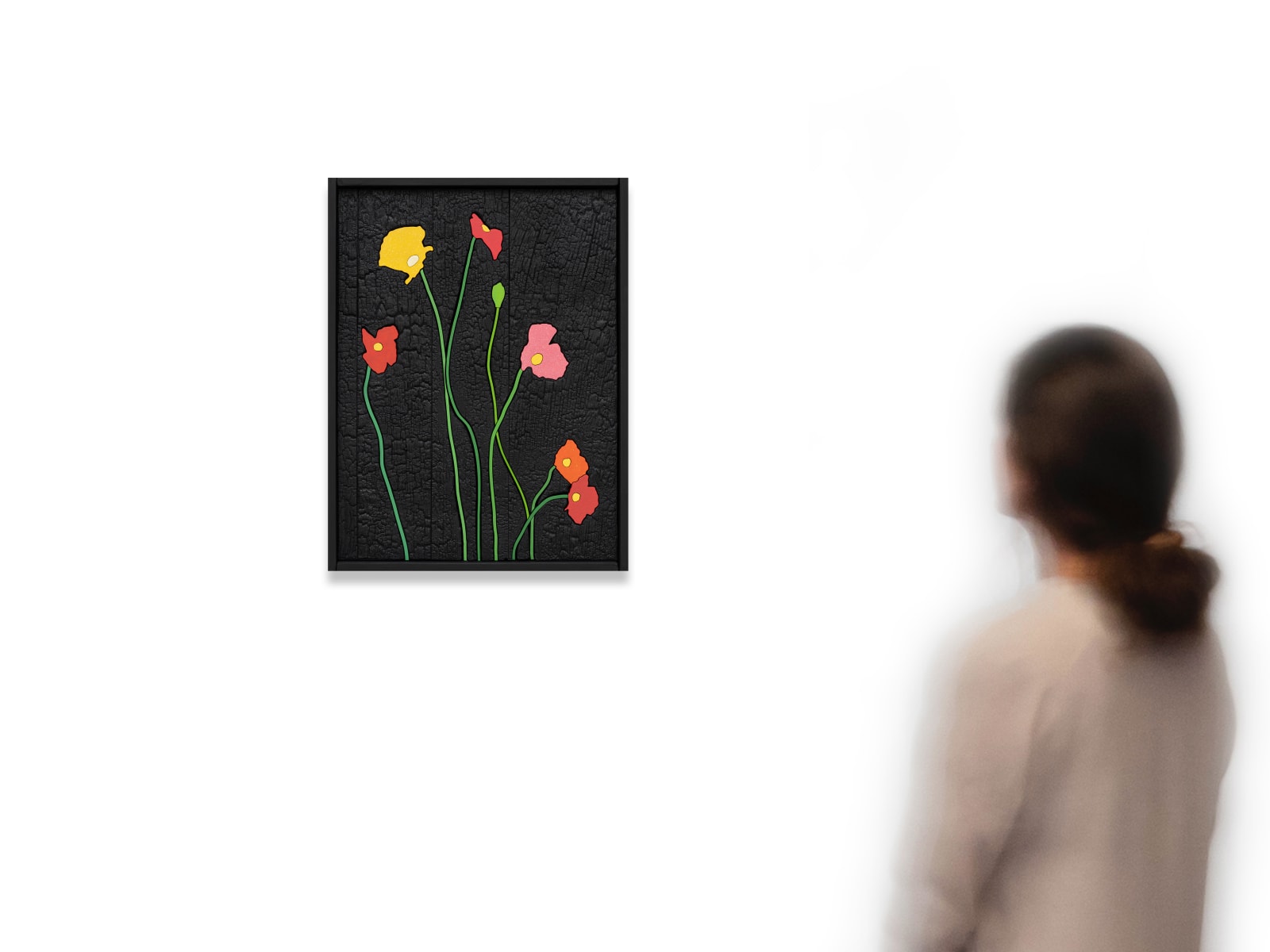 Laurent Pernot, Les rêves noirs – Fire poppies, 2025