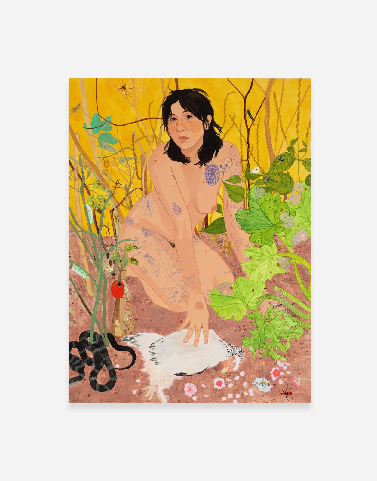 Dianna Settles, The little plants come toward me and the say, ‘you, we are aware can do nothing for us', 2023