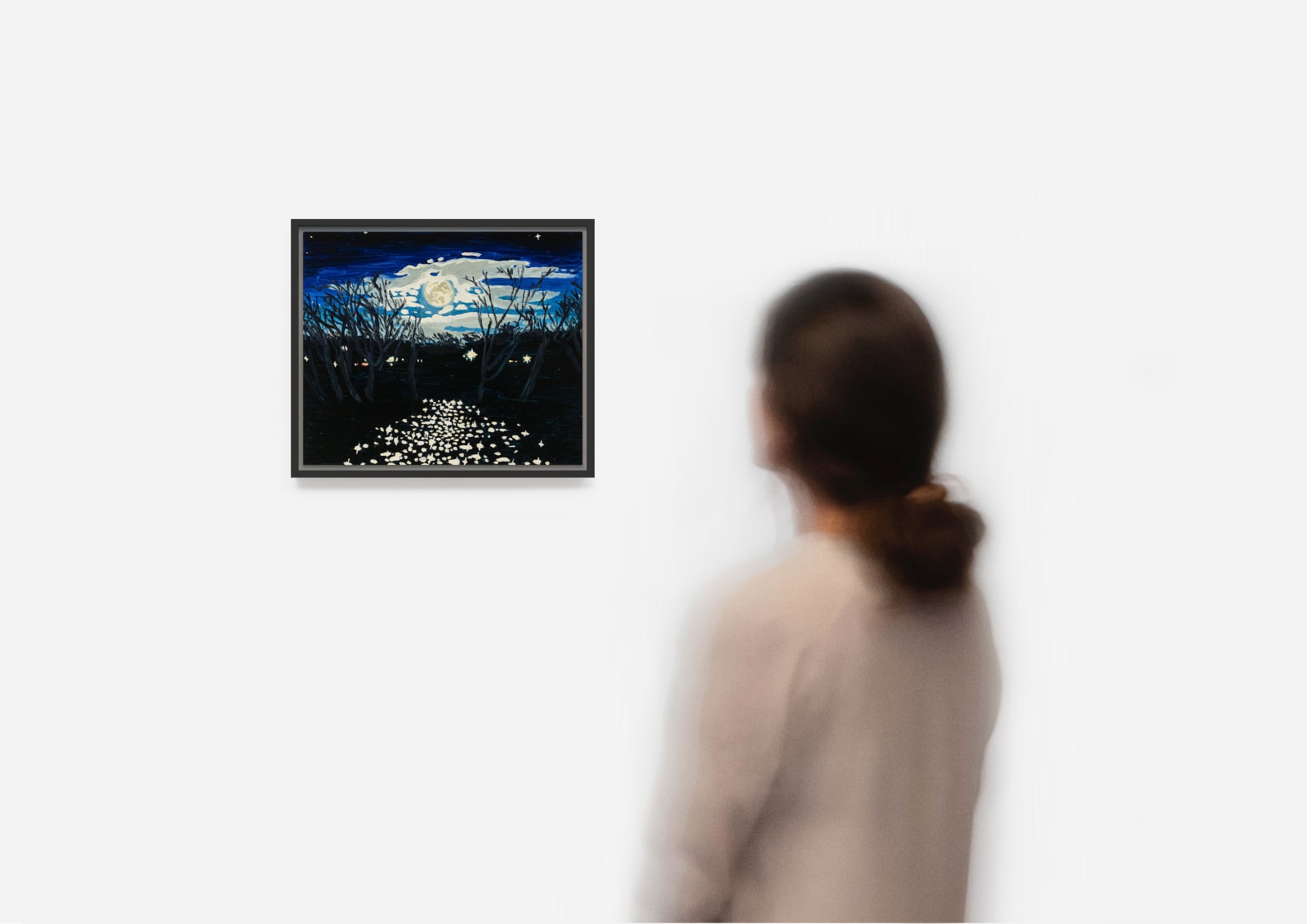 Claudia Keep, January 6th, 5:27 PM, Moon Over the Delaware, 2024