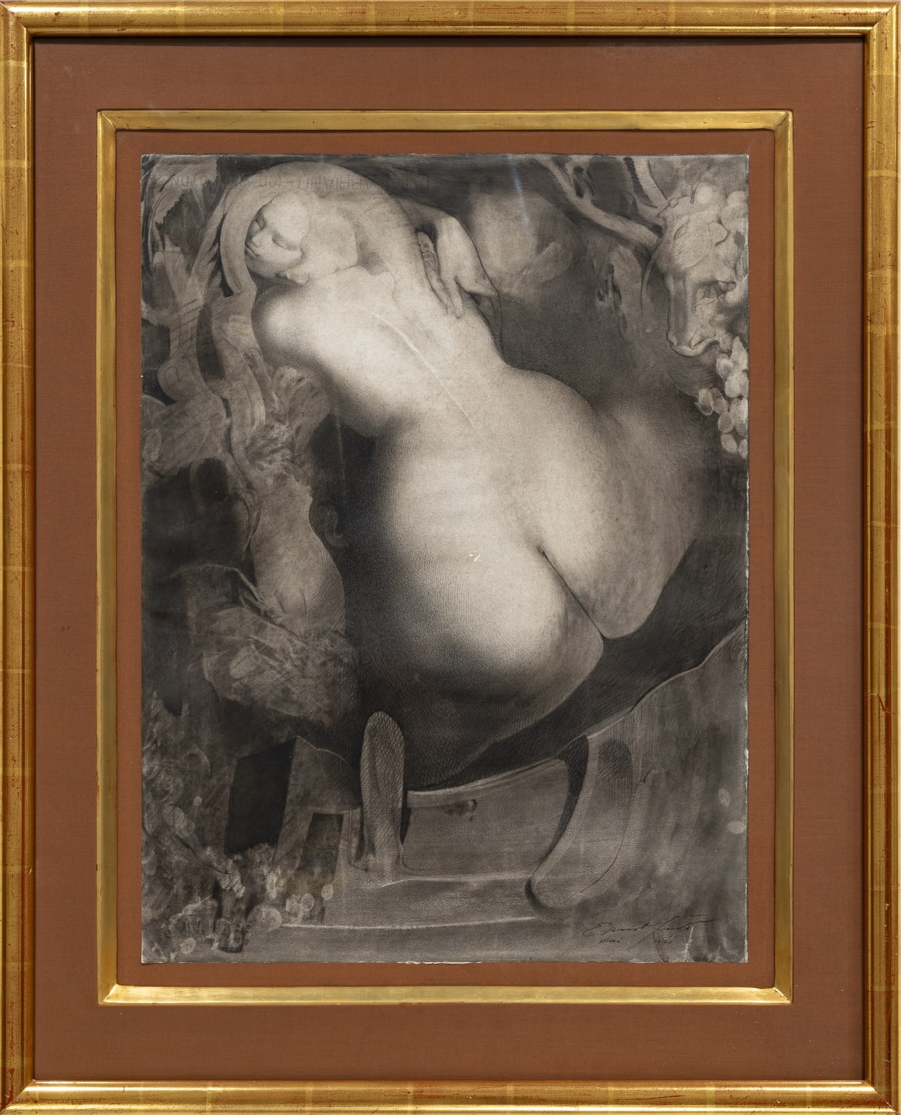 Ernst Fuchs, Élévation vers l'ombre de la salamandre, 1970