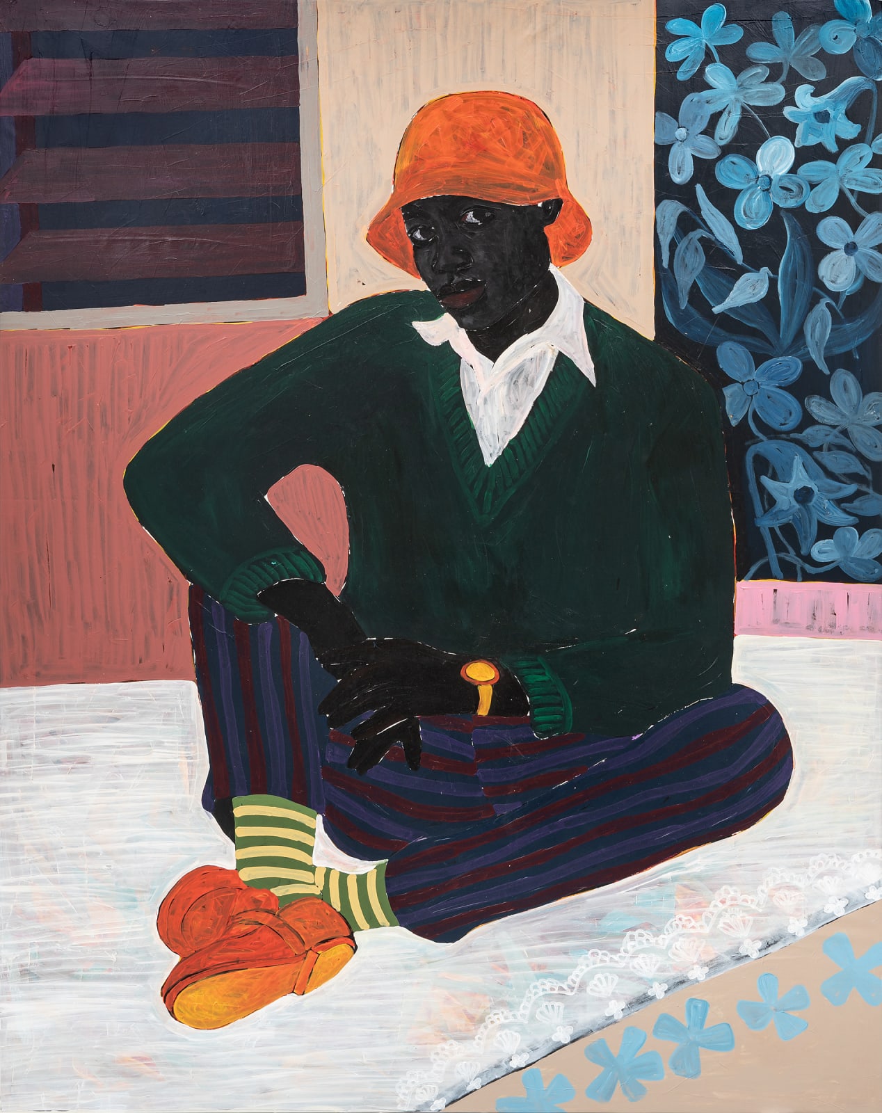 Godwin Champs Namuyimba, Seated in Glorious Places, 2022