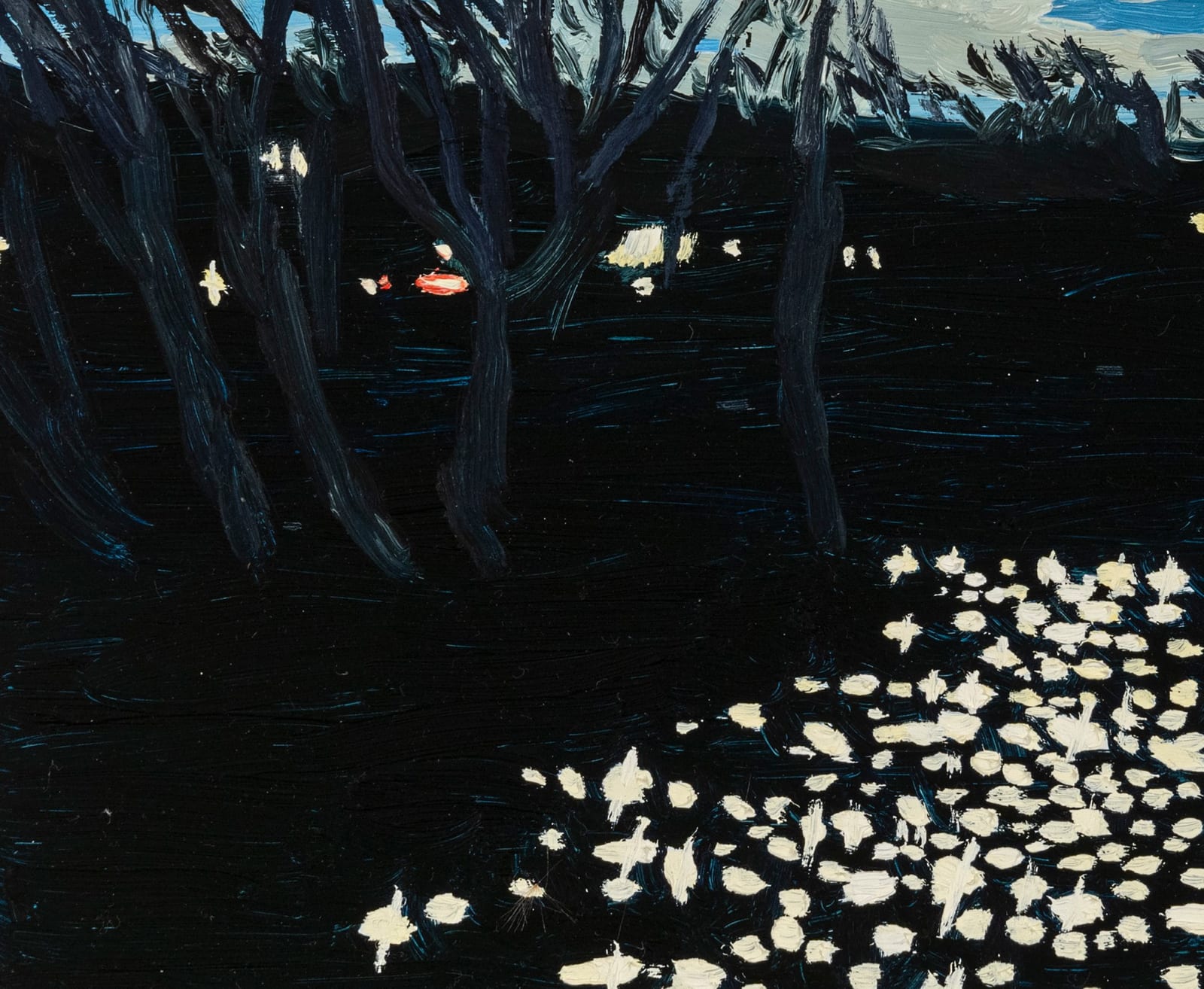 Claudia Keep, January 6th, 5:27 PM, Moon Over the Delaware, 2024