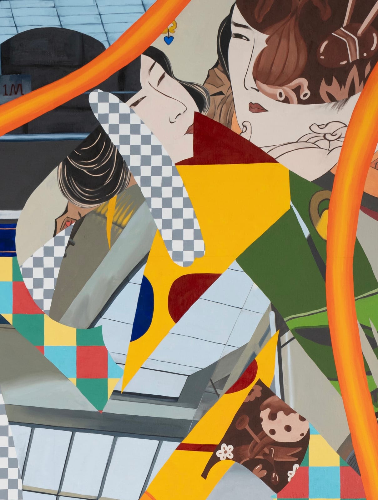 Ziping Wang, Blue from the untamed bird, 2024