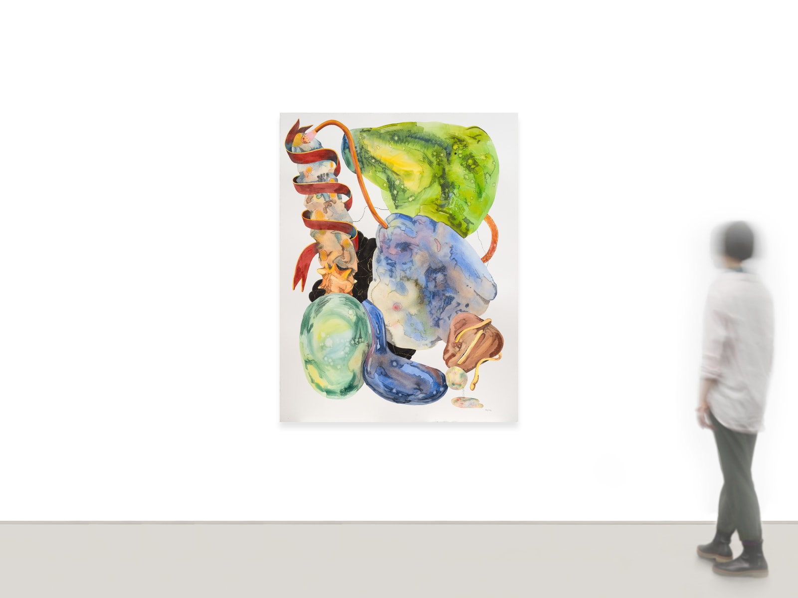 Ziping Wang, Seascape forest, 2025