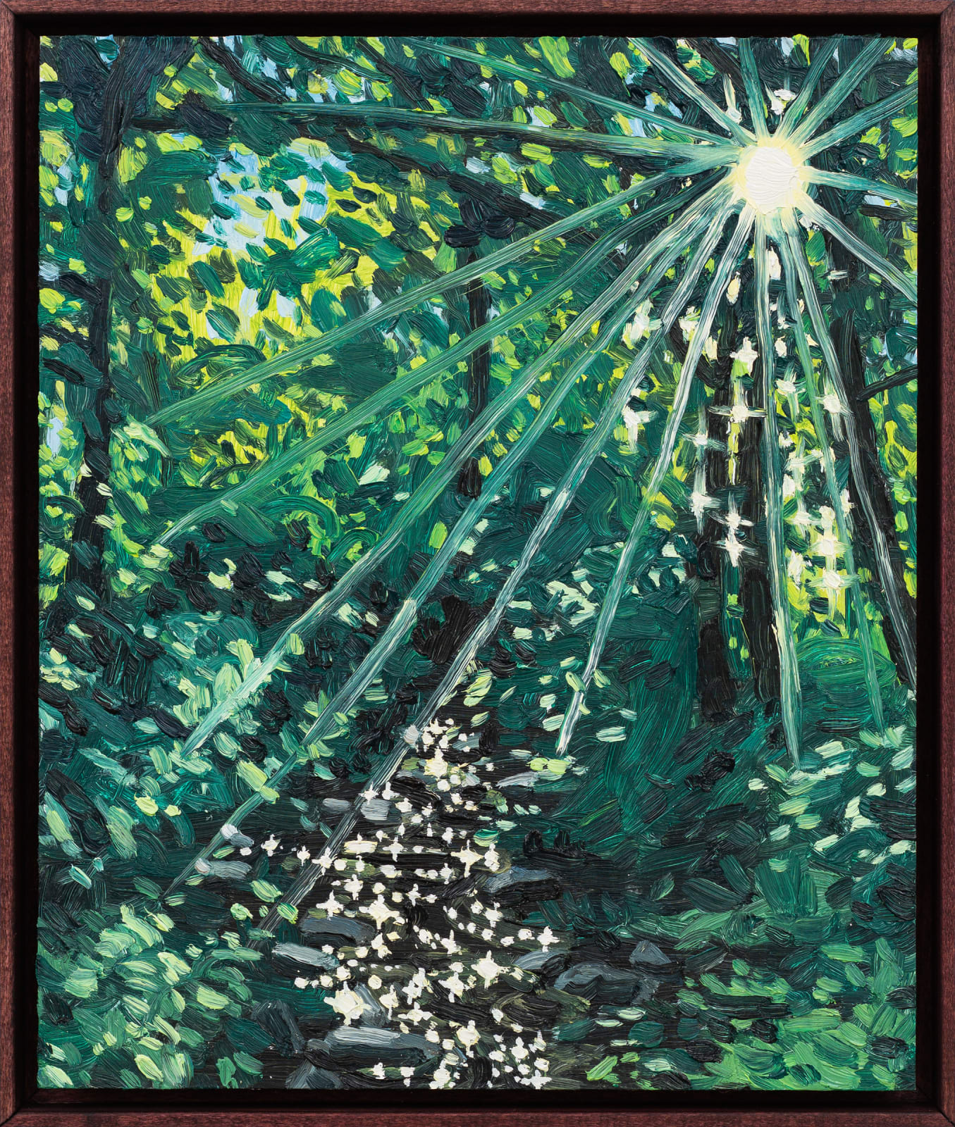 Claudia Keep, June 3rd, 8:32 AM, Walking Along the Creek, 2024