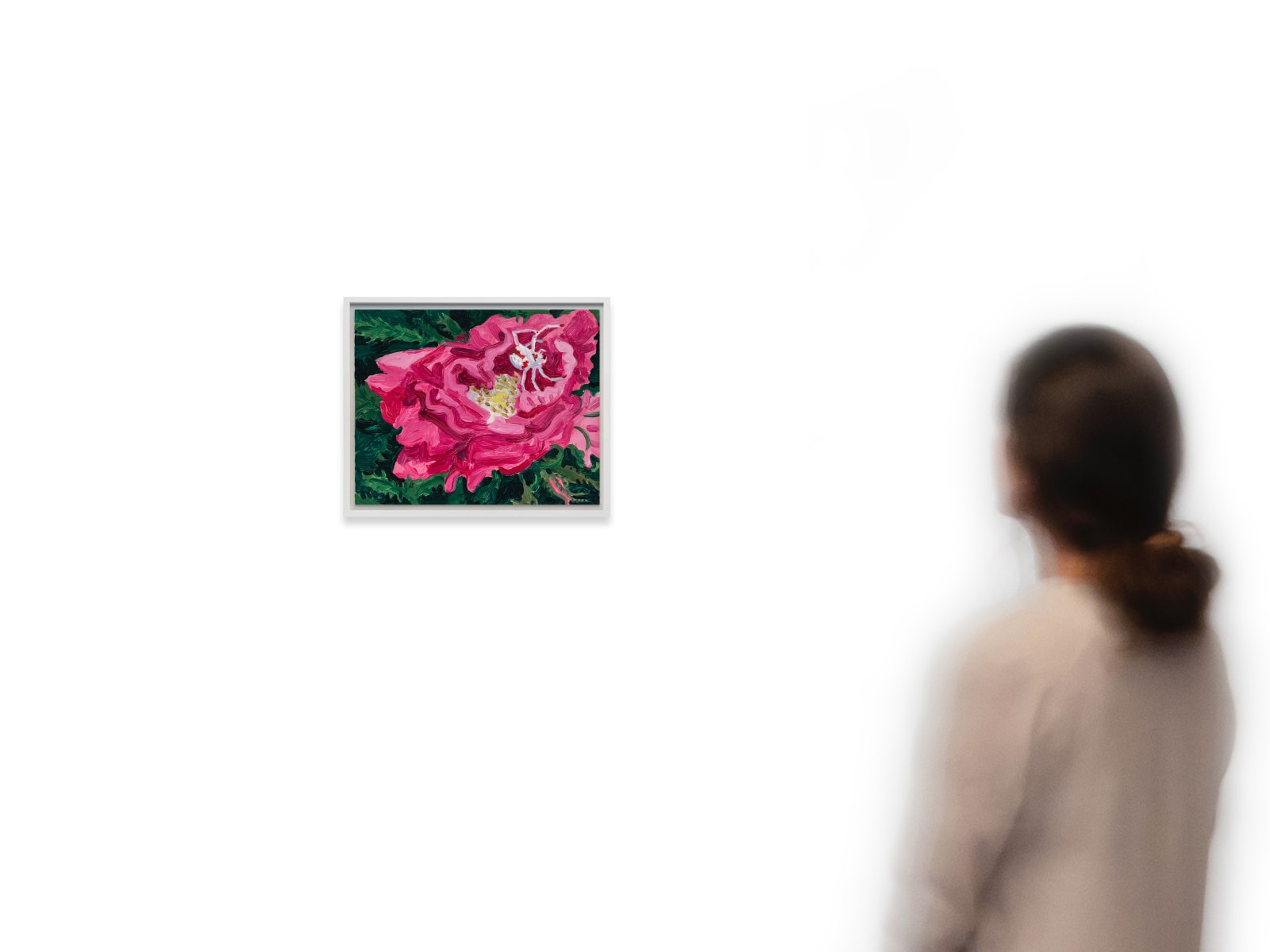 Claudia Keep, Rose With Crab Spider, 2024