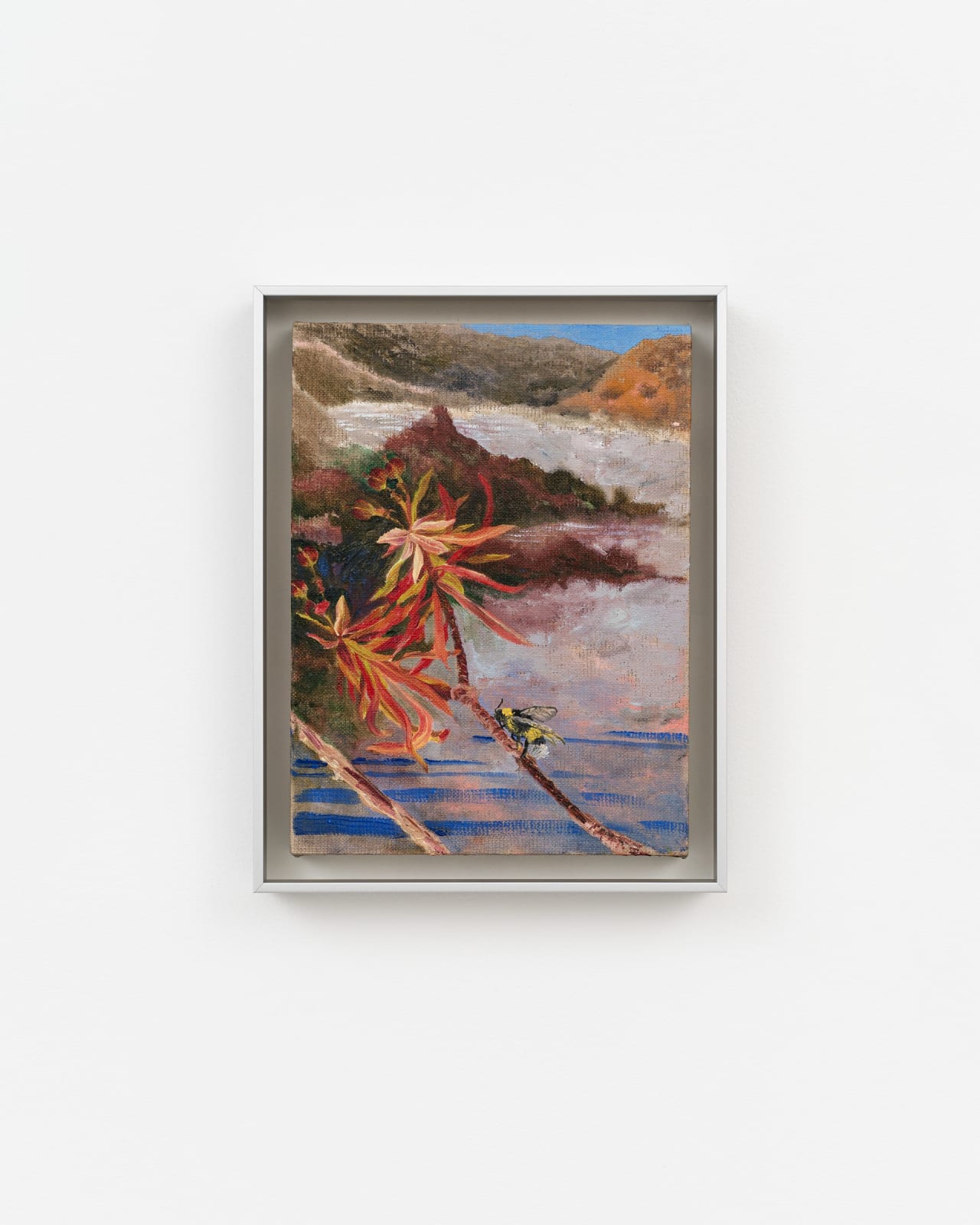 Ángela Ferrari, Silver atmosphere: between water and clouds, 2025