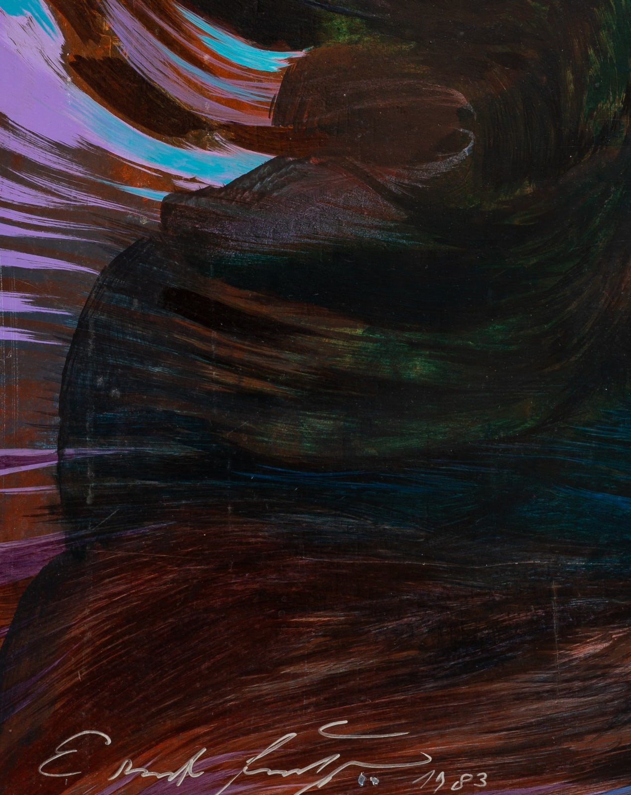 Ernst Fuchs, Fire-Helmet Cherub, 1979