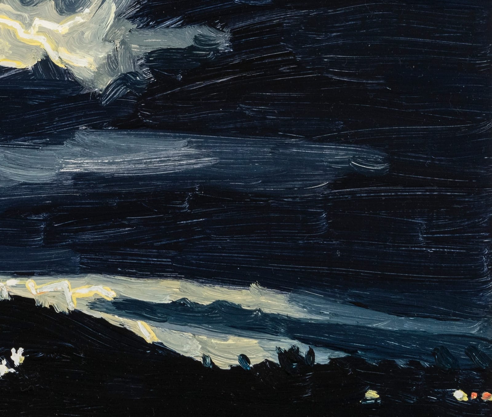 Claudia Keep, June 26th, 9:46 PM, Lightning on the Drive Home, 2024