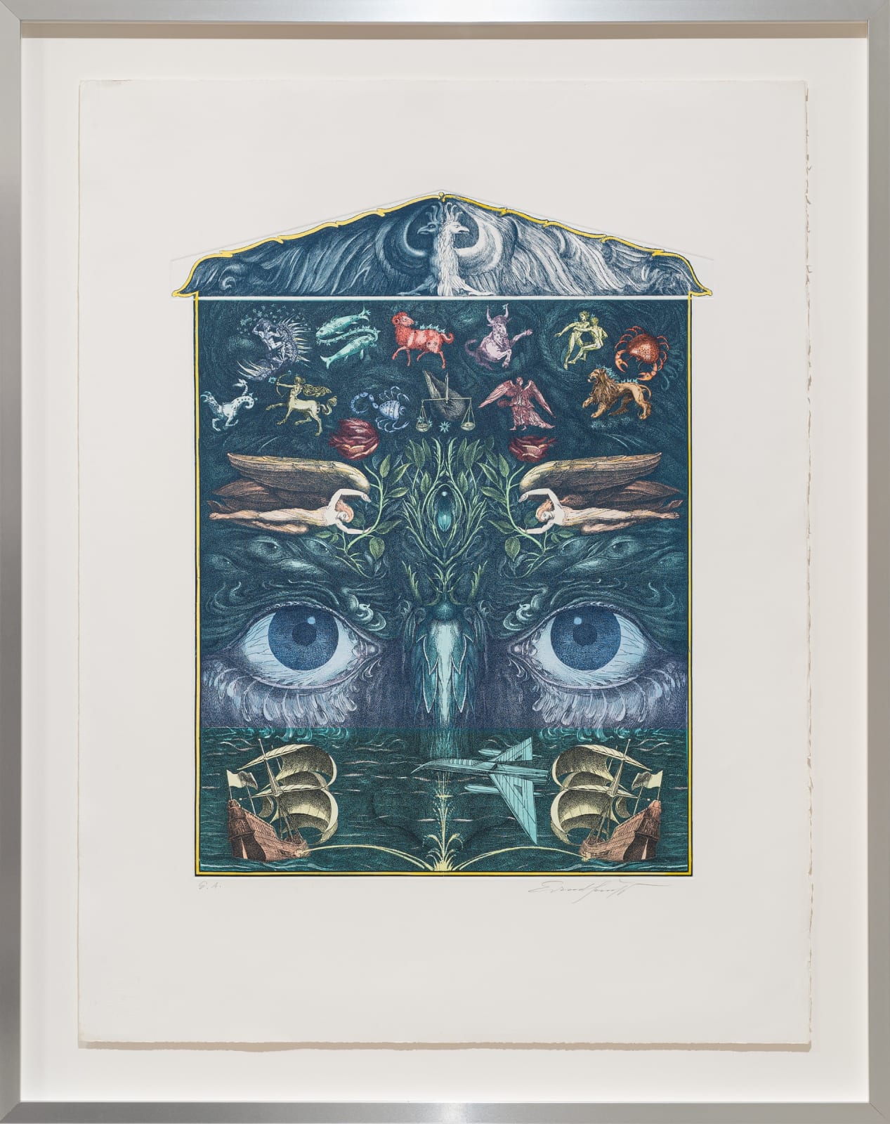 Ernst Fuchs, Chronos, 2000