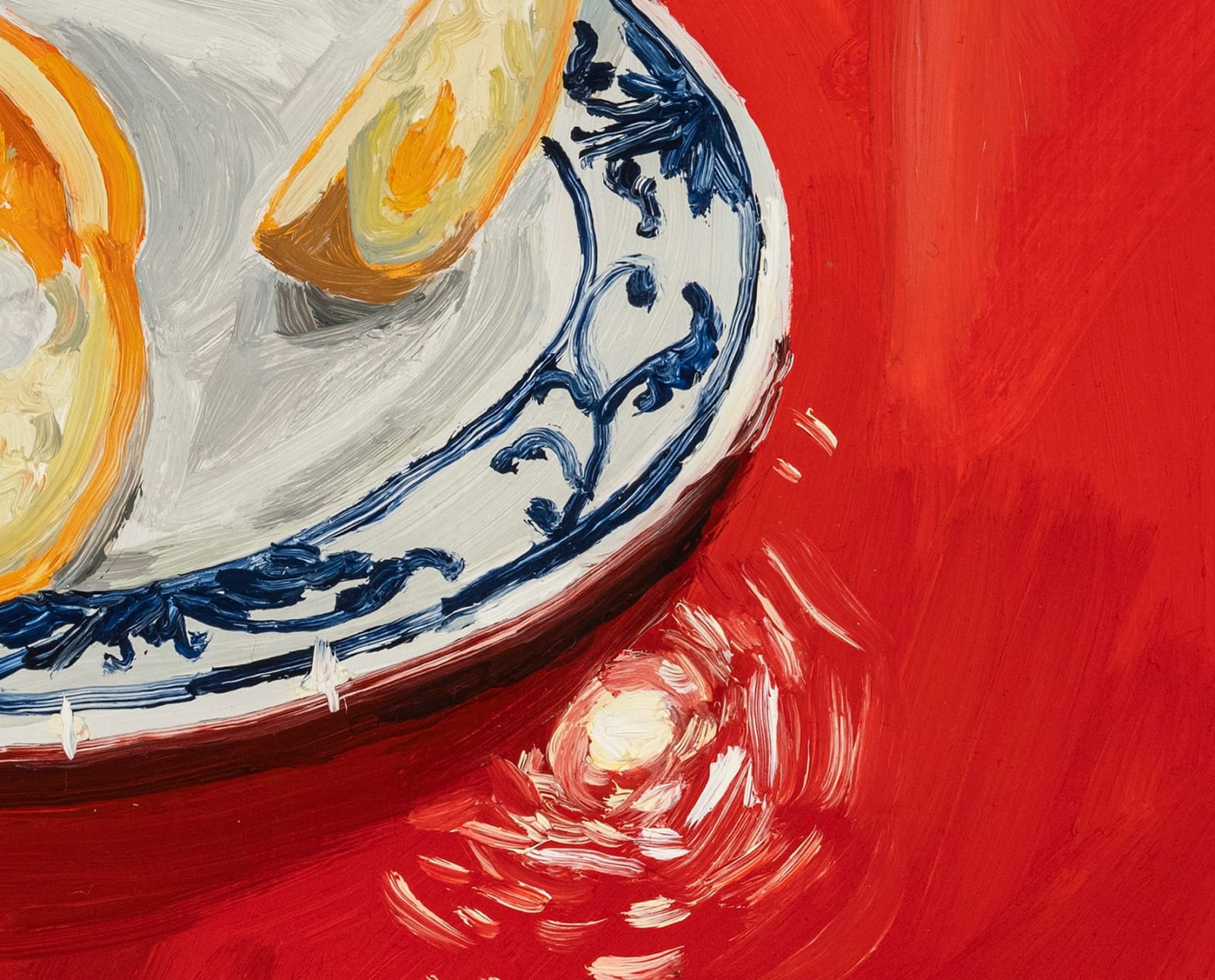 Claudia Keep, October 22nd, 10:18 PM, Orange Slices After Dinner, 2024