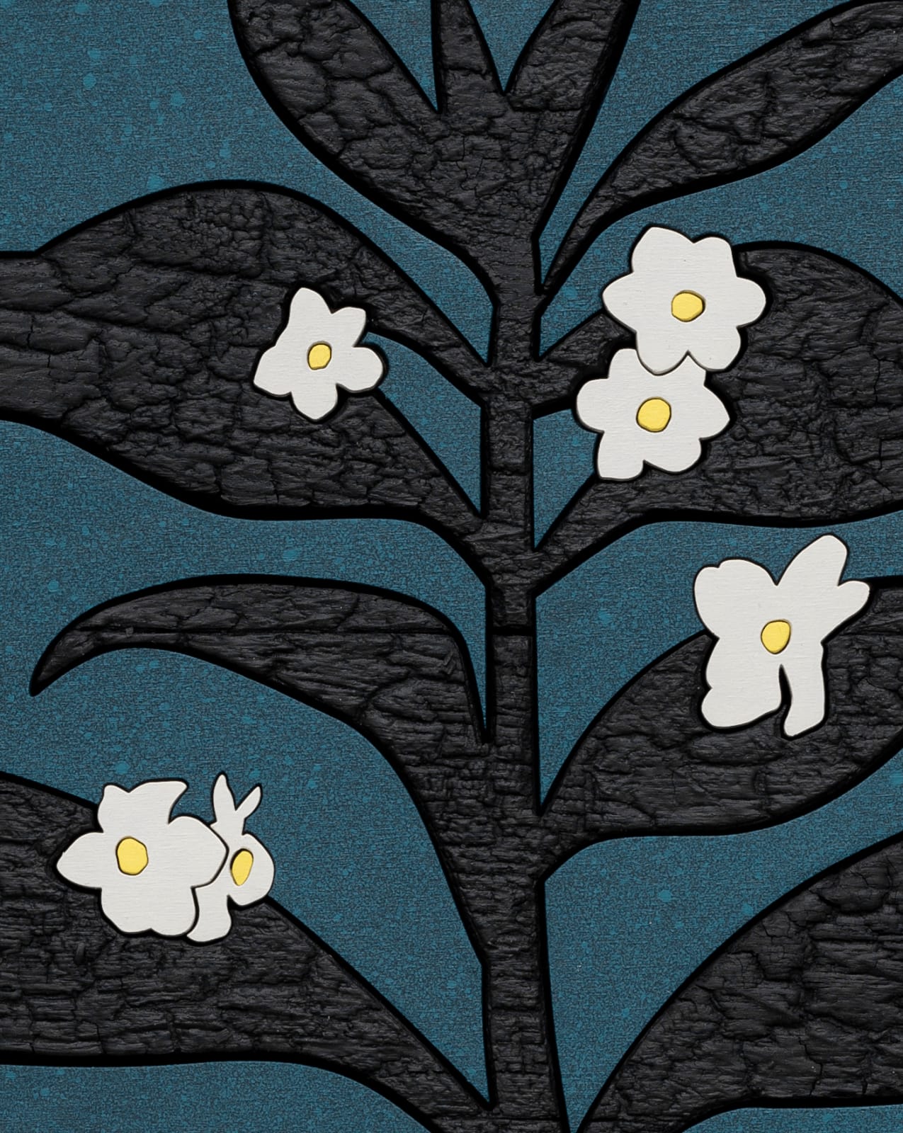 Laurent Pernot, Blooming from the dark, 2025