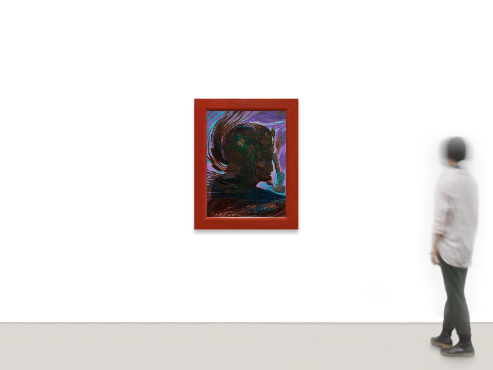 Ernst Fuchs, Fire-Helmet Cherub, 1979