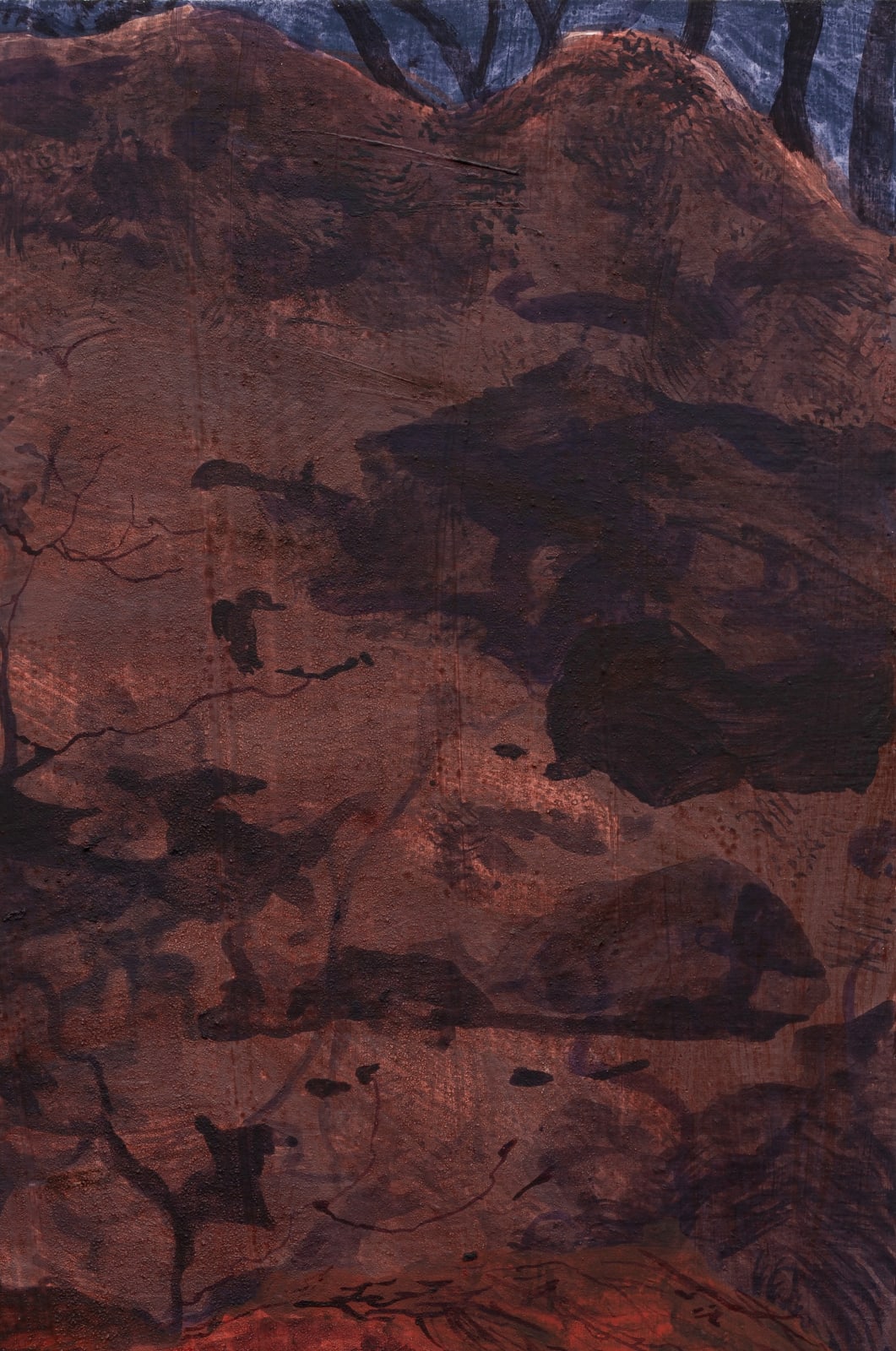 Dianna Settles, Awaiting the madder and crocus, 2024