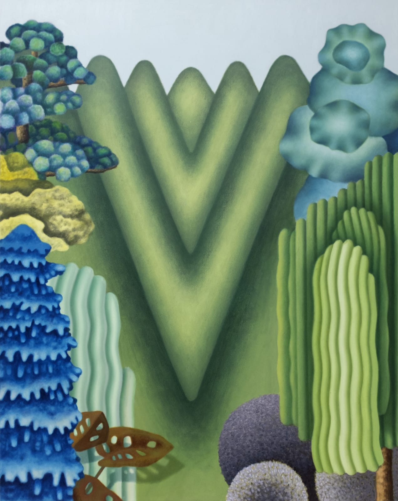 Amanda Baldwin, Verdant Green Basin, 2020