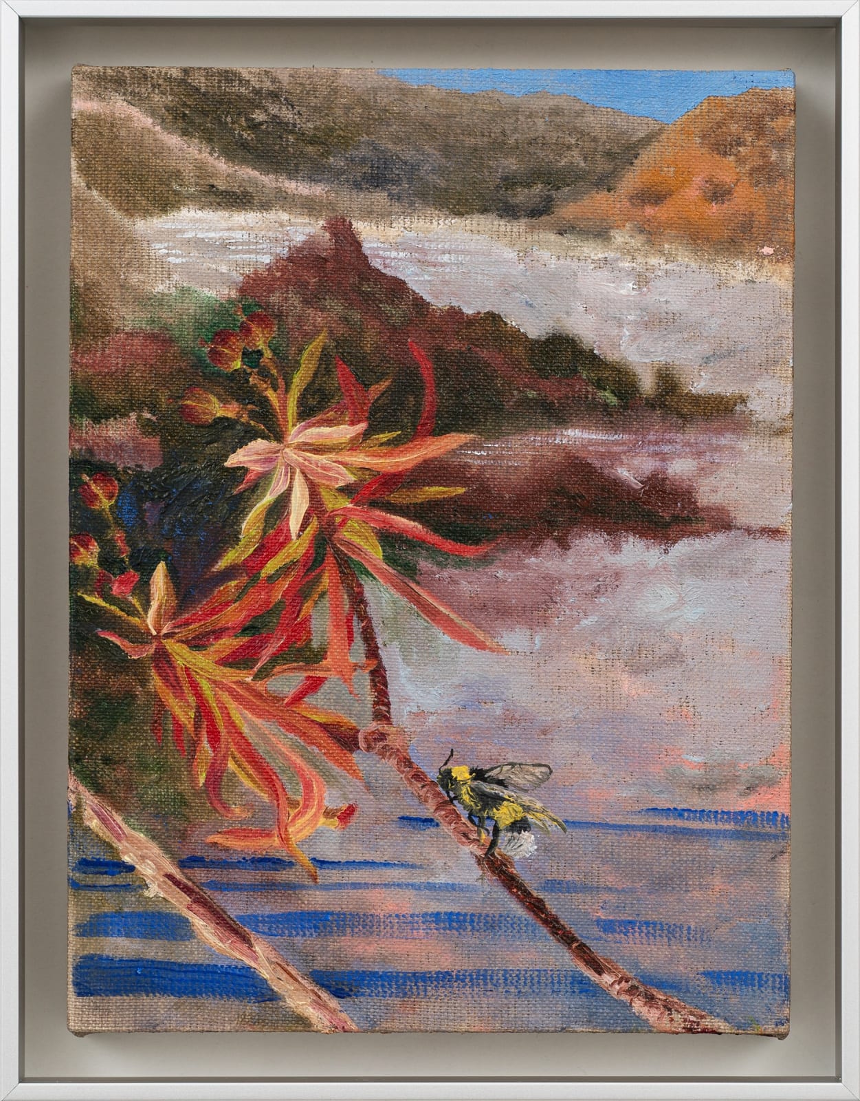 Ángela Ferrari, Silver atmosphere: between water and clouds, 2025