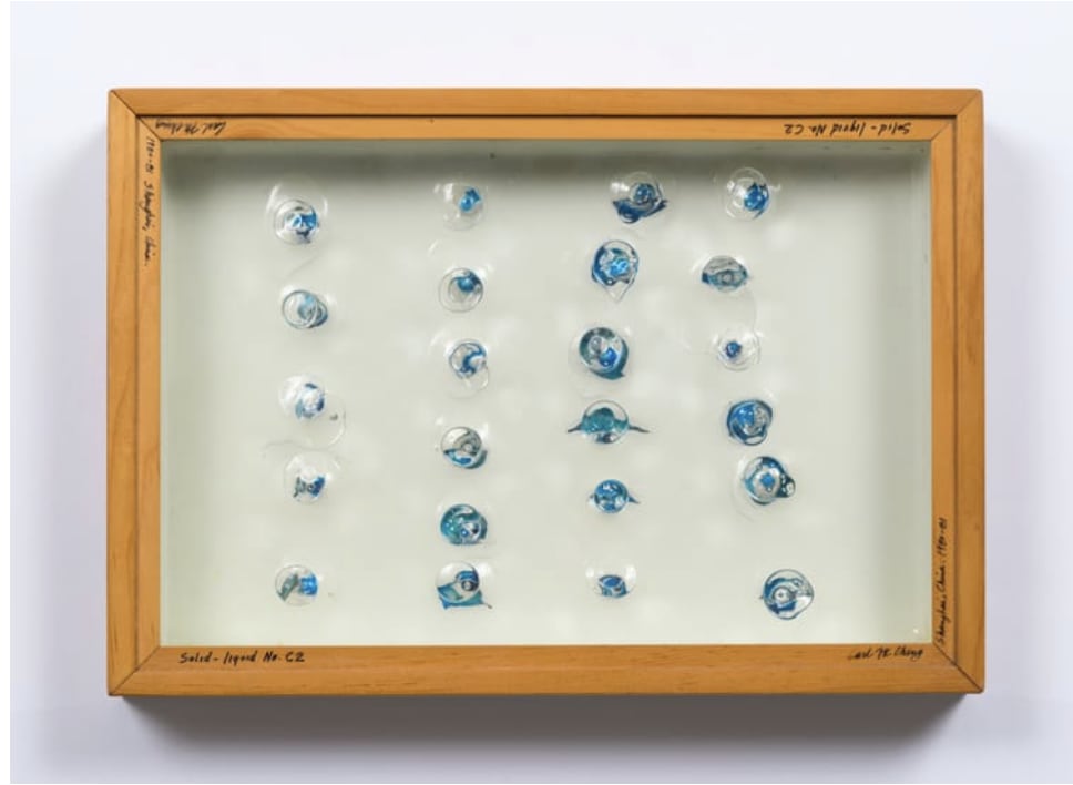 Carl Cheng, Liquid/Solid Series: Solid - liquid No. C2, 1980