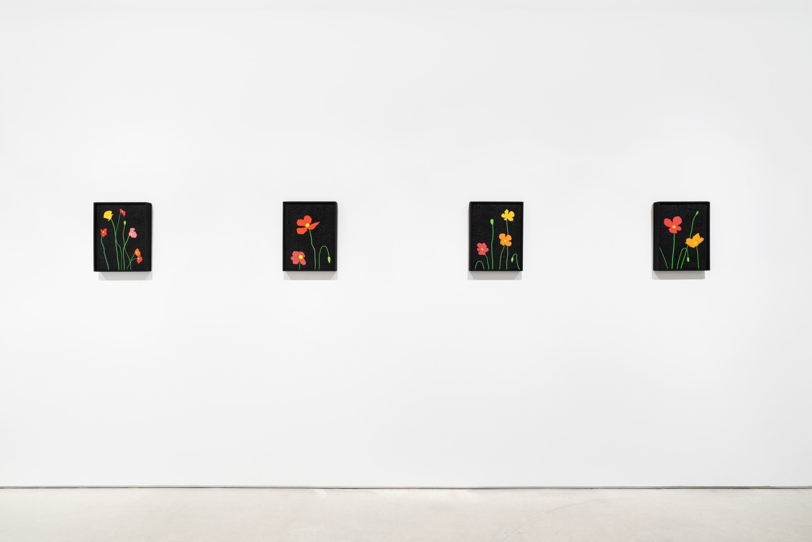 Laurent Pernot, Les rêves noirs – Fire poppies, 2025