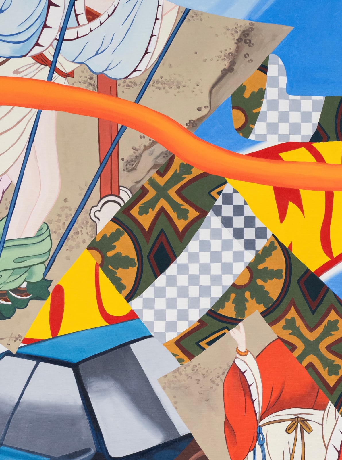 Ziping Wang, Trespassing the stream, 2025