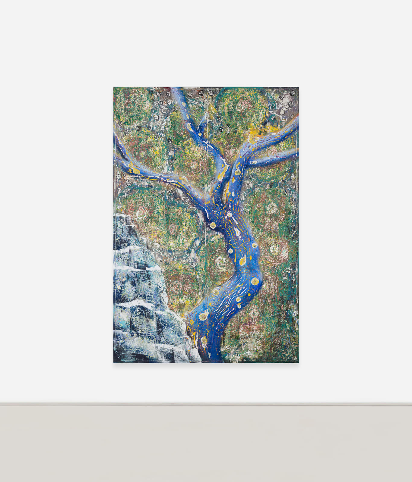 Dennis Miranda Zamorano, A tree and a rock (conversations about time), 2023