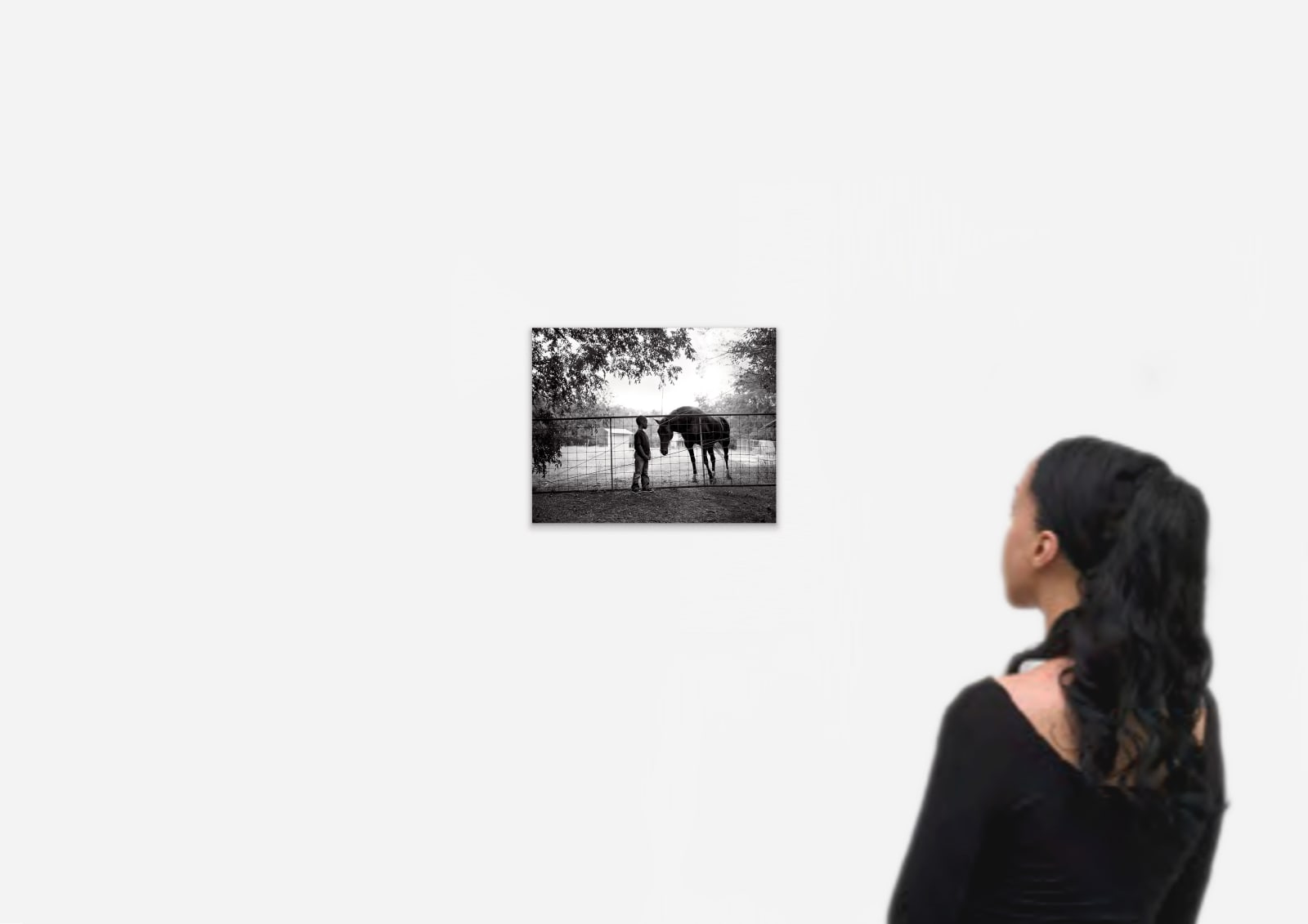 Isabelle Armand, Jeremy and horse at the plantation, 2013 - 2018