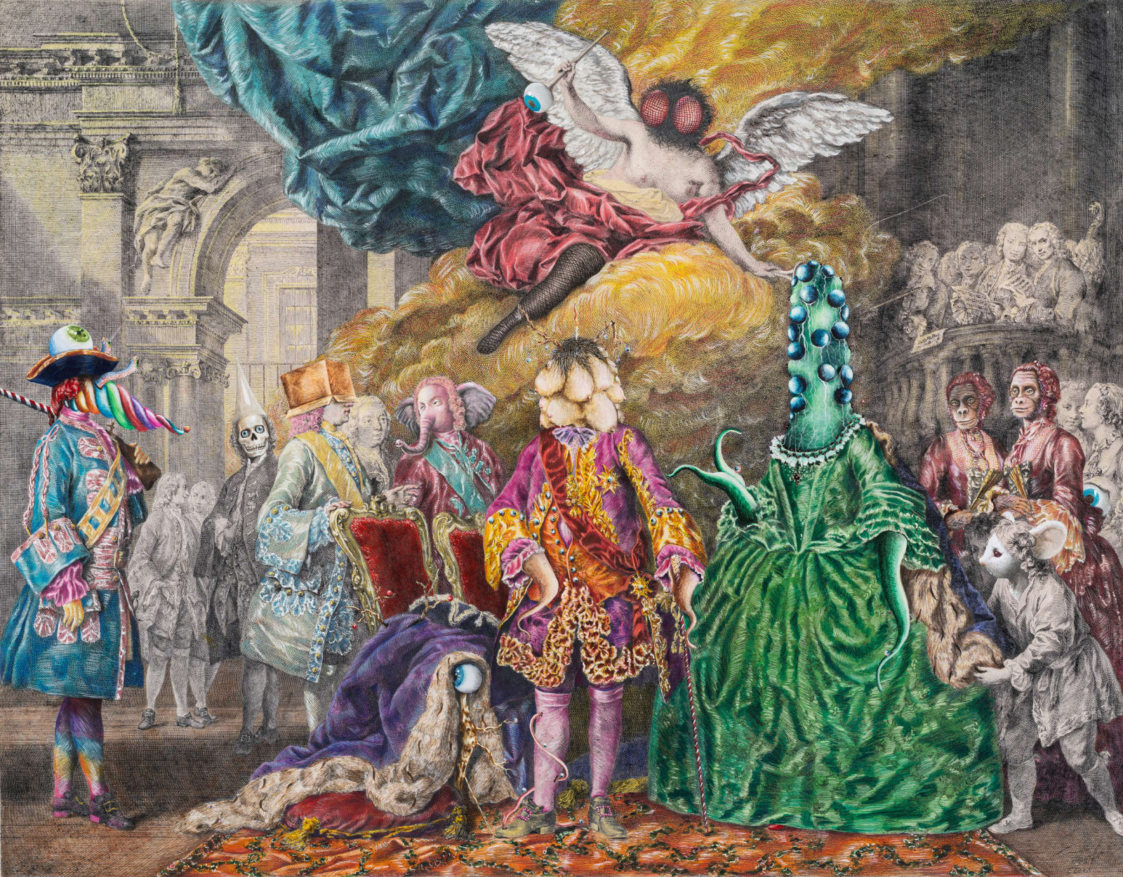 Dennis Miranda Zamorano, Insomnia (family portrait), 2024