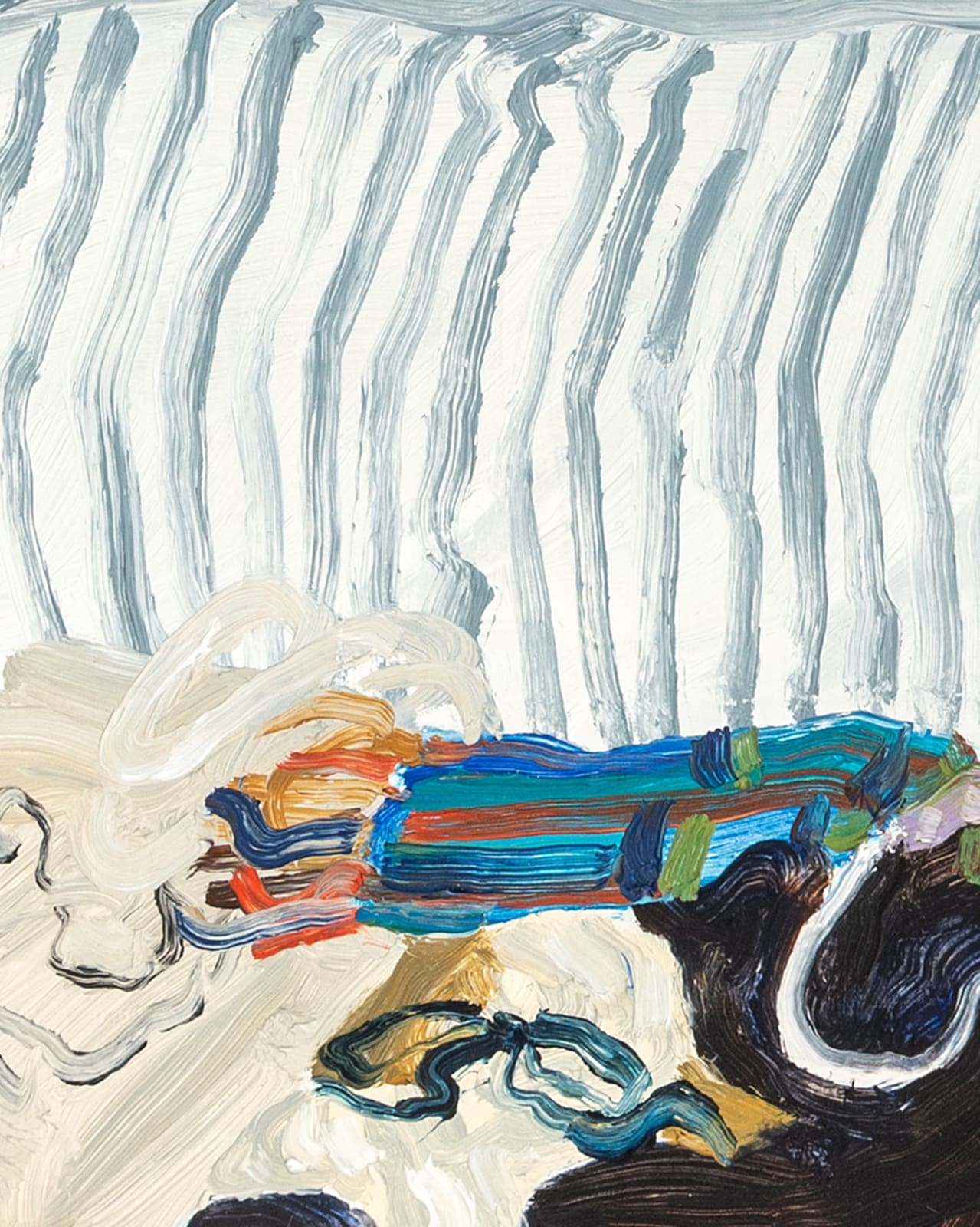 Claudia Keep, Striped Sheets, 2022