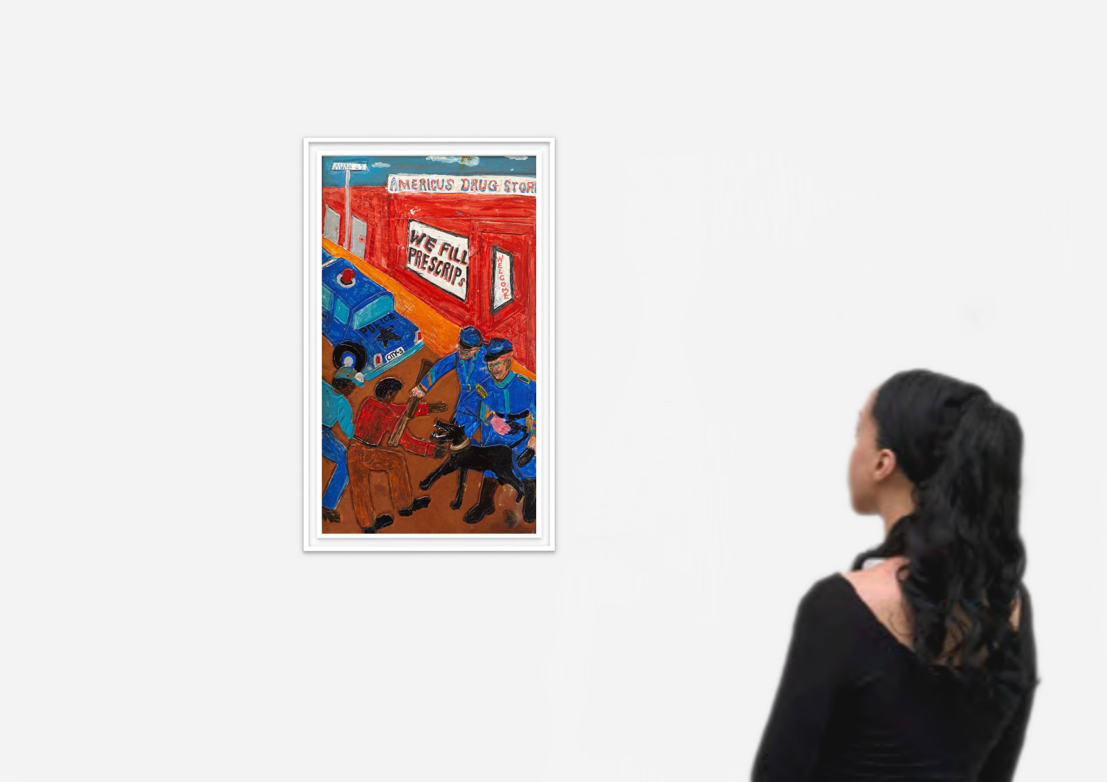 Winfred Rembert, The Attack, 2018