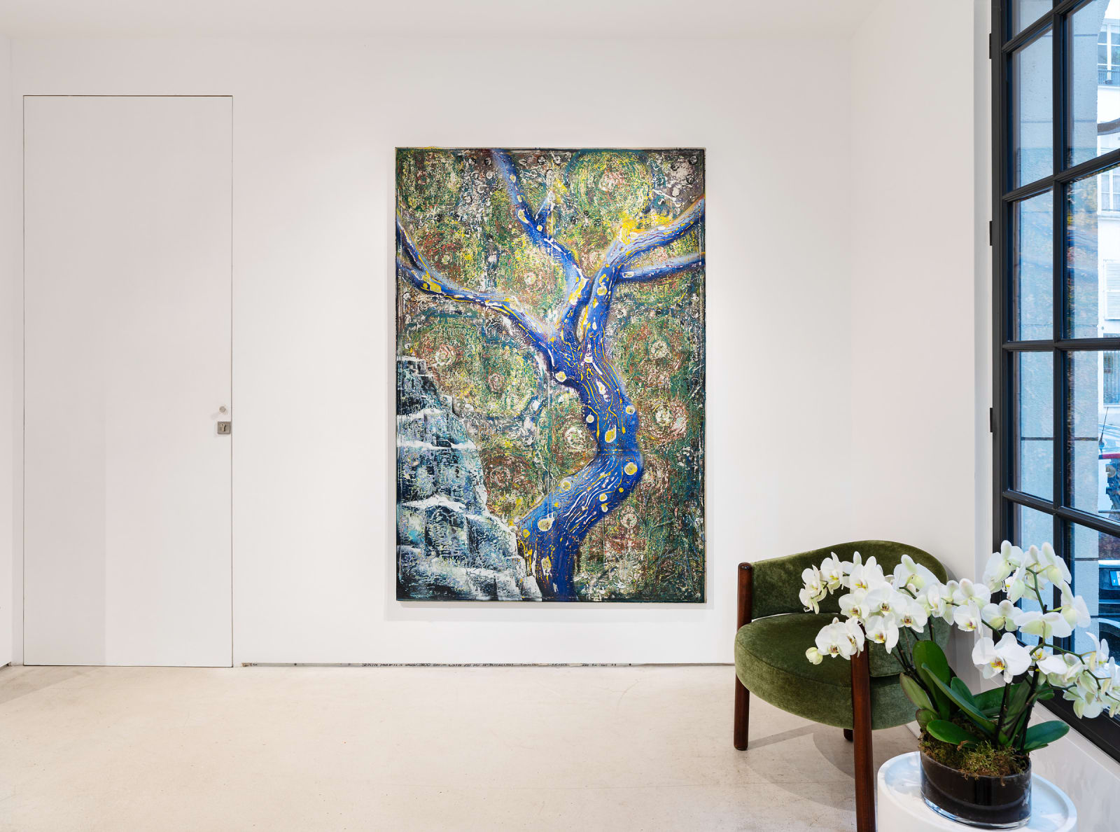 Dennis Miranda Zamorano, A tree and a rock (conversations about time), 2023