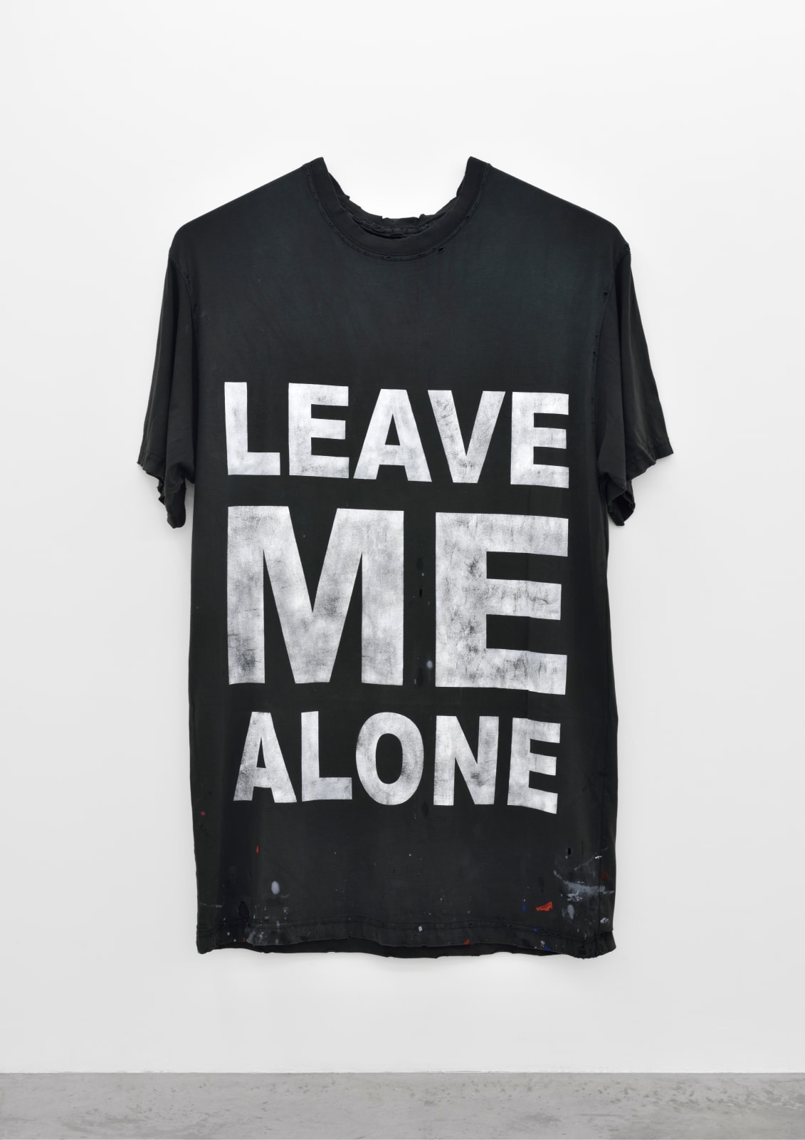 Amanda Ross-Ho, LEAVE ME ALONE (INVERTED WITH TIMESTAMP), 2014