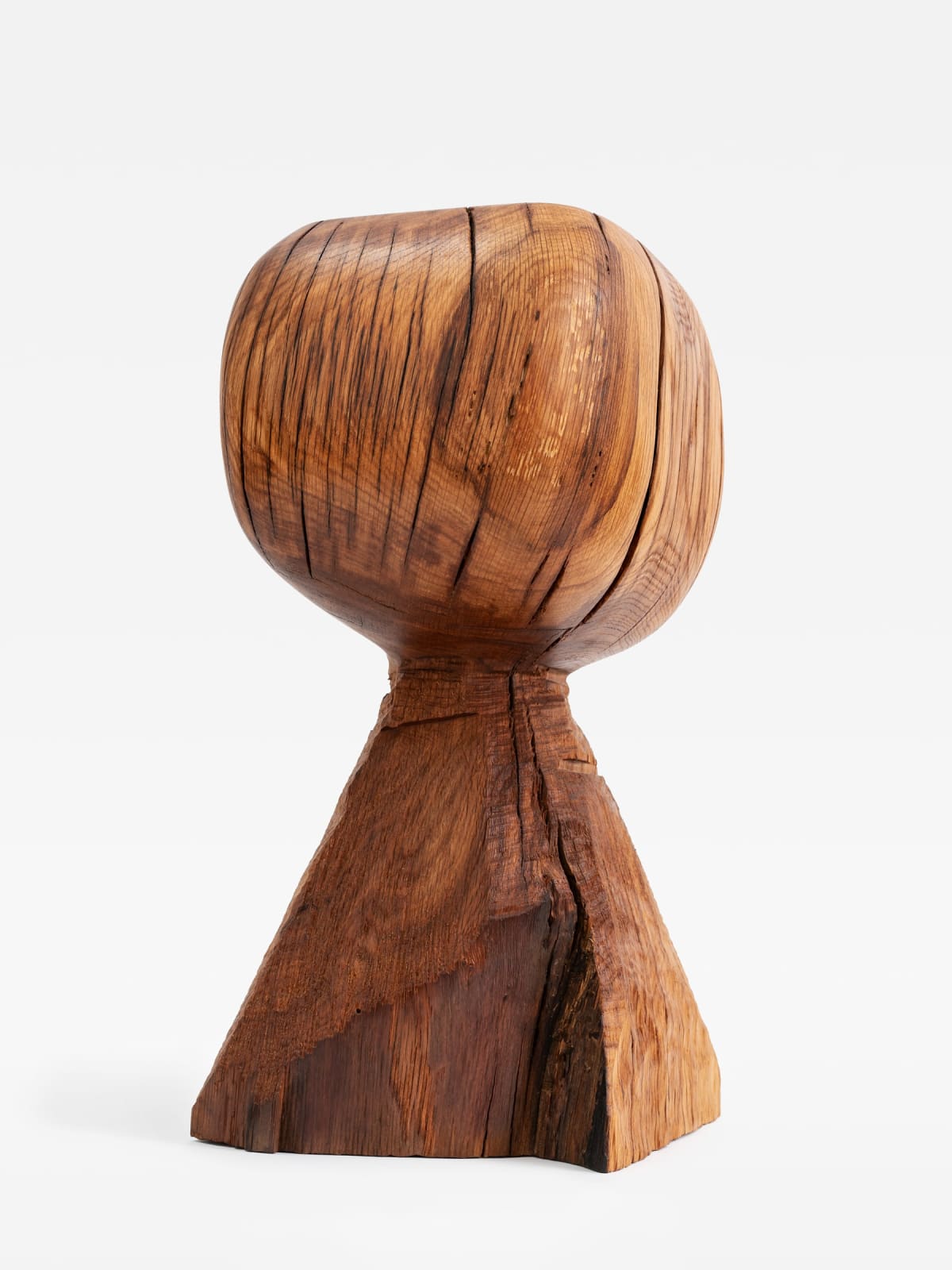 Patrick Kim-Gustafson, Half-done stool, 2024