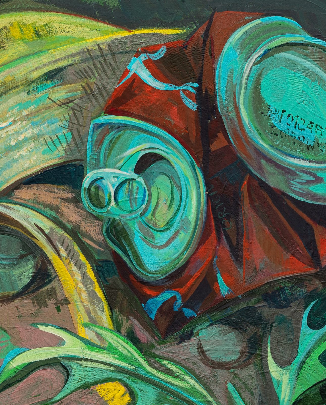 Rebecca Ness, Ground still life, 2023