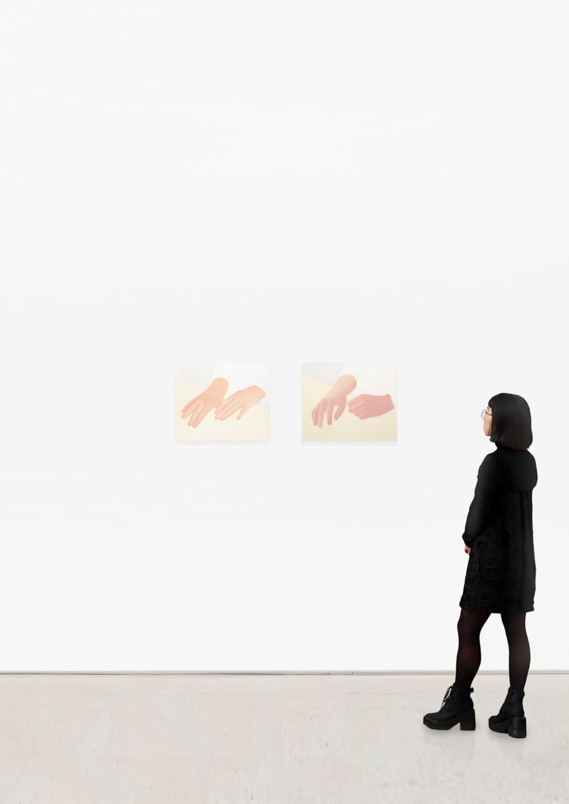 Manuel Stehli, Untitled (Pair of hands 14), 2021