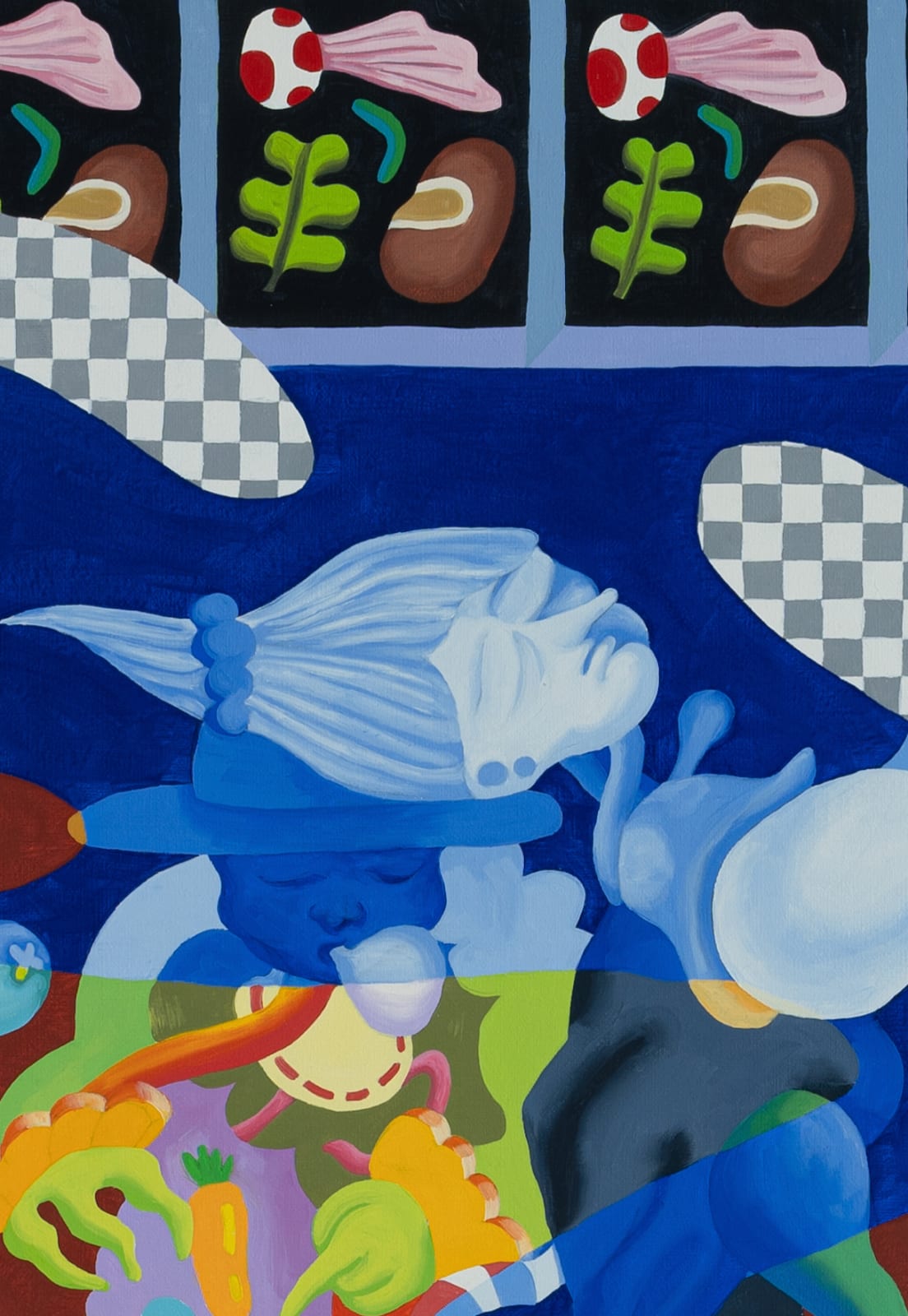 Ziping Wang, Running into everlasting feast, 2023