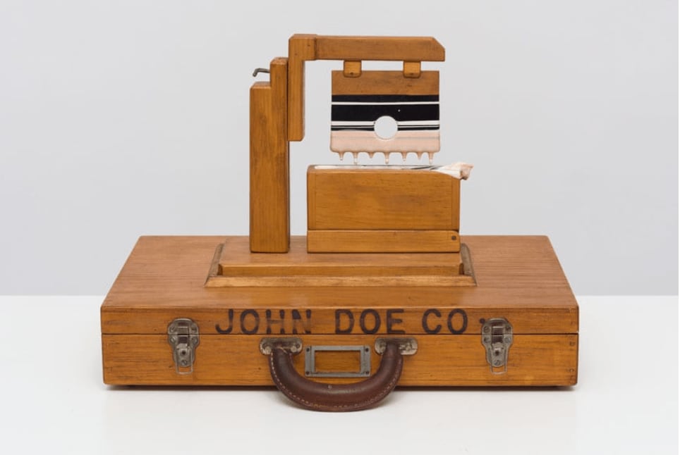 Carl Cheng, Art Tool Paint Experiments, Paint Dipper in Display Box, 1972