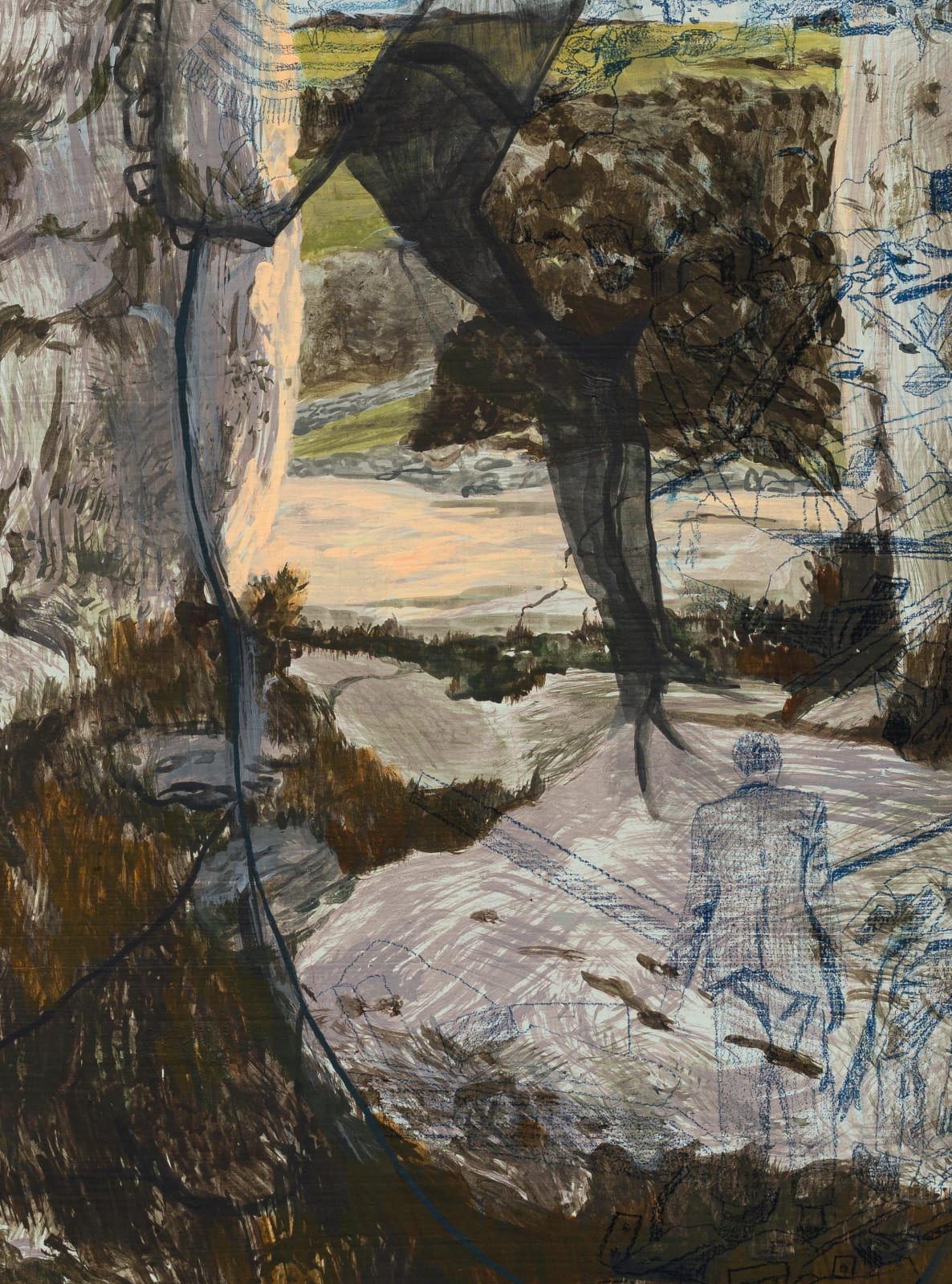 Dianna Settles, Self annihilation alongside the rubble, 2024