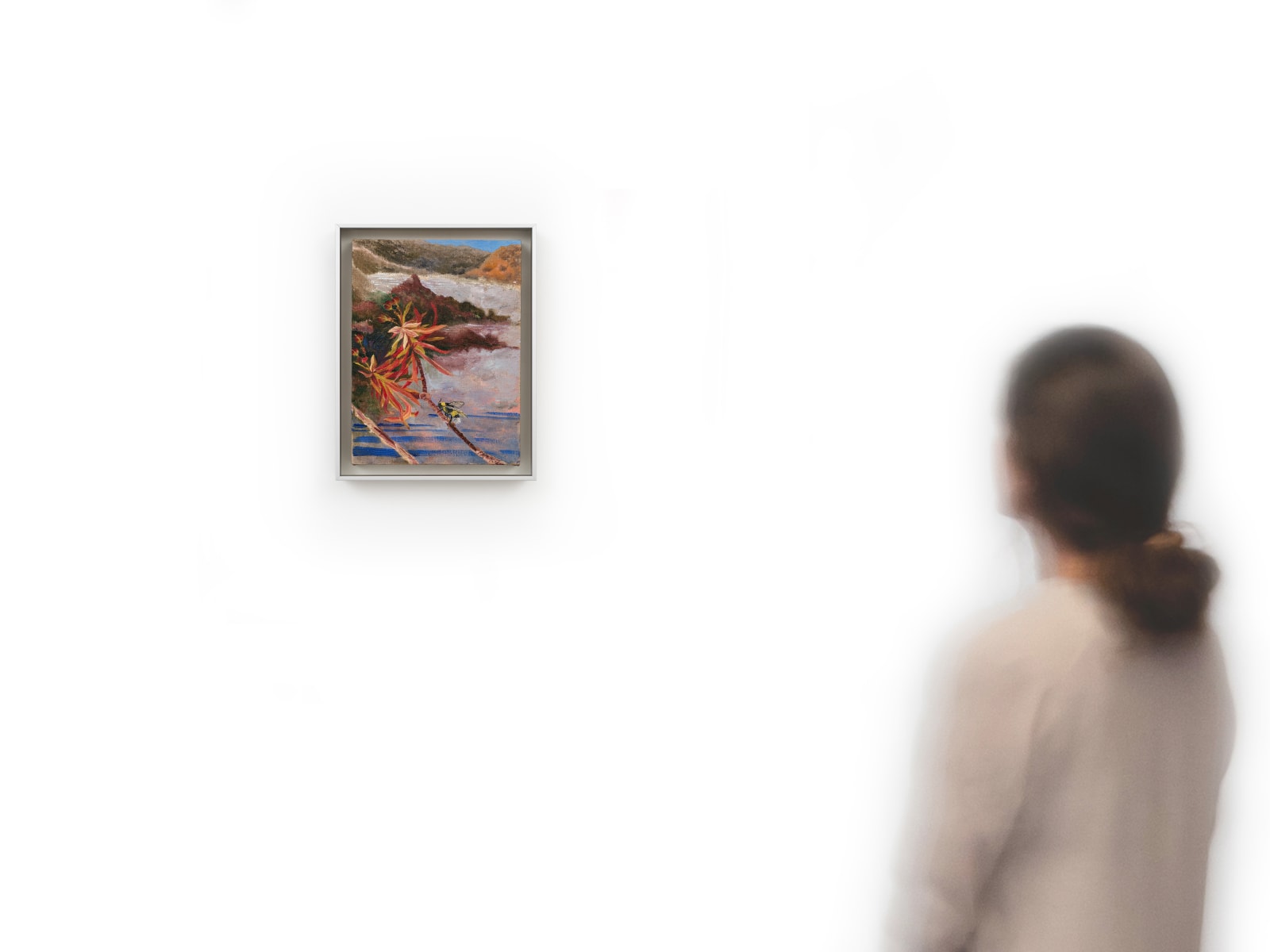 Ángela Ferrari, Silver atmosphere: between water and clouds, 2025