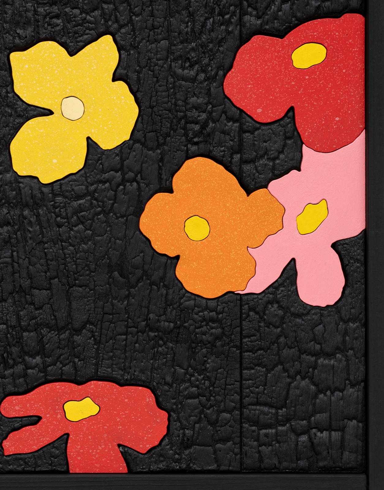 Laurent Pernot, Les rêves noirs – Fire poppies, 2025