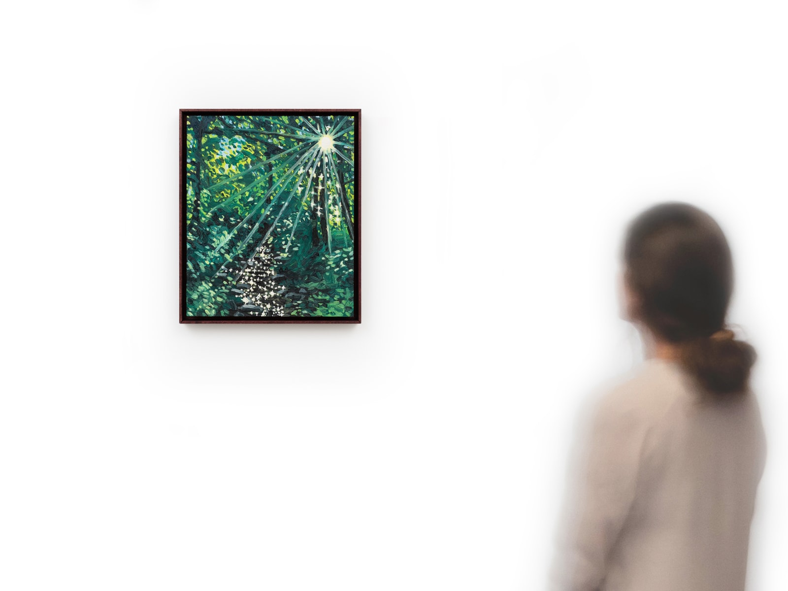 Claudia Keep, June 3rd, 8:32 AM, Walking Along the Creek, 2024