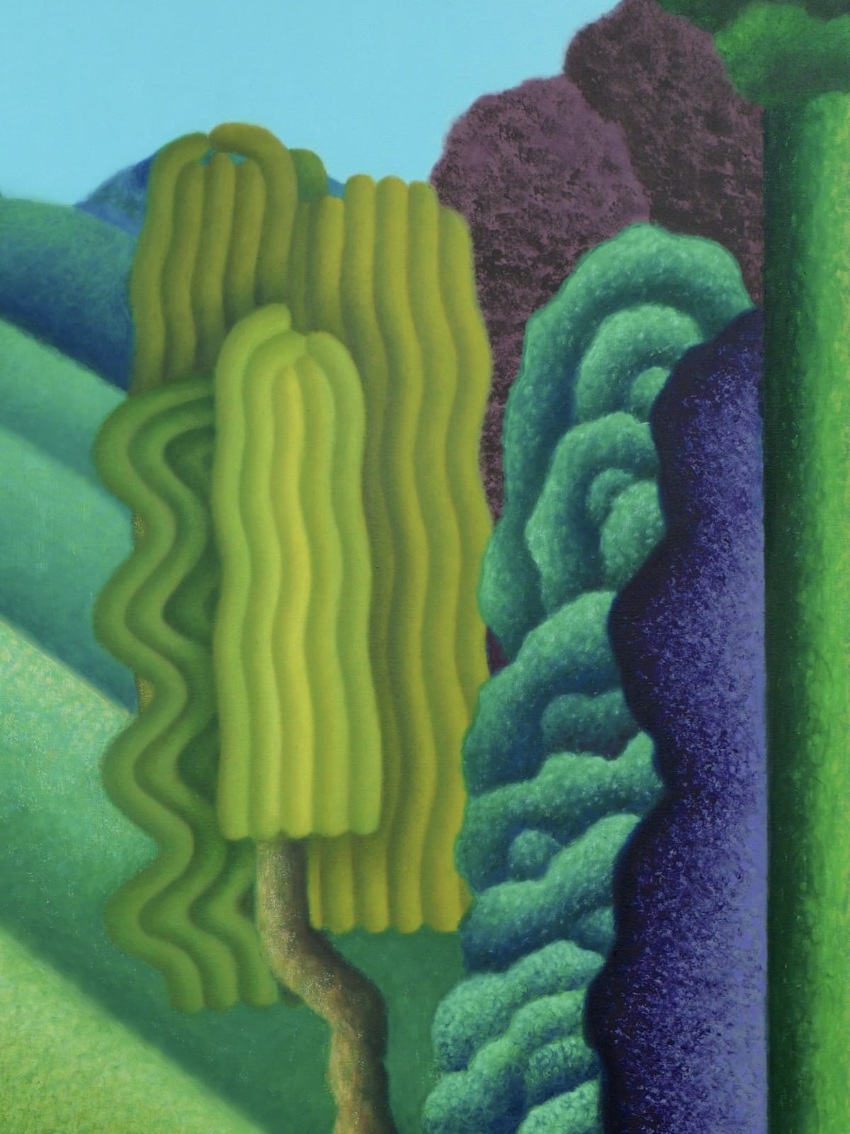 Amanda Baldwin, Heightened Emerald Hillside, 2021