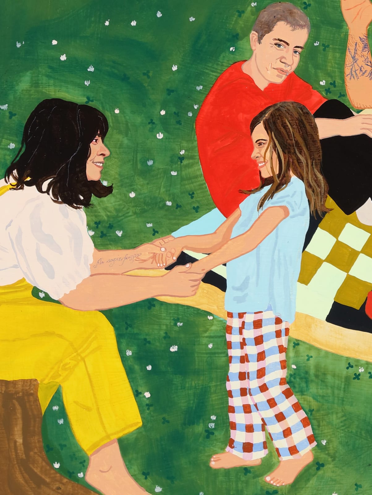 Dianna Settles, The clouds sweat jade against a sweet hibiscus sky, a sigh heaves from all the small things on Earth, 2023