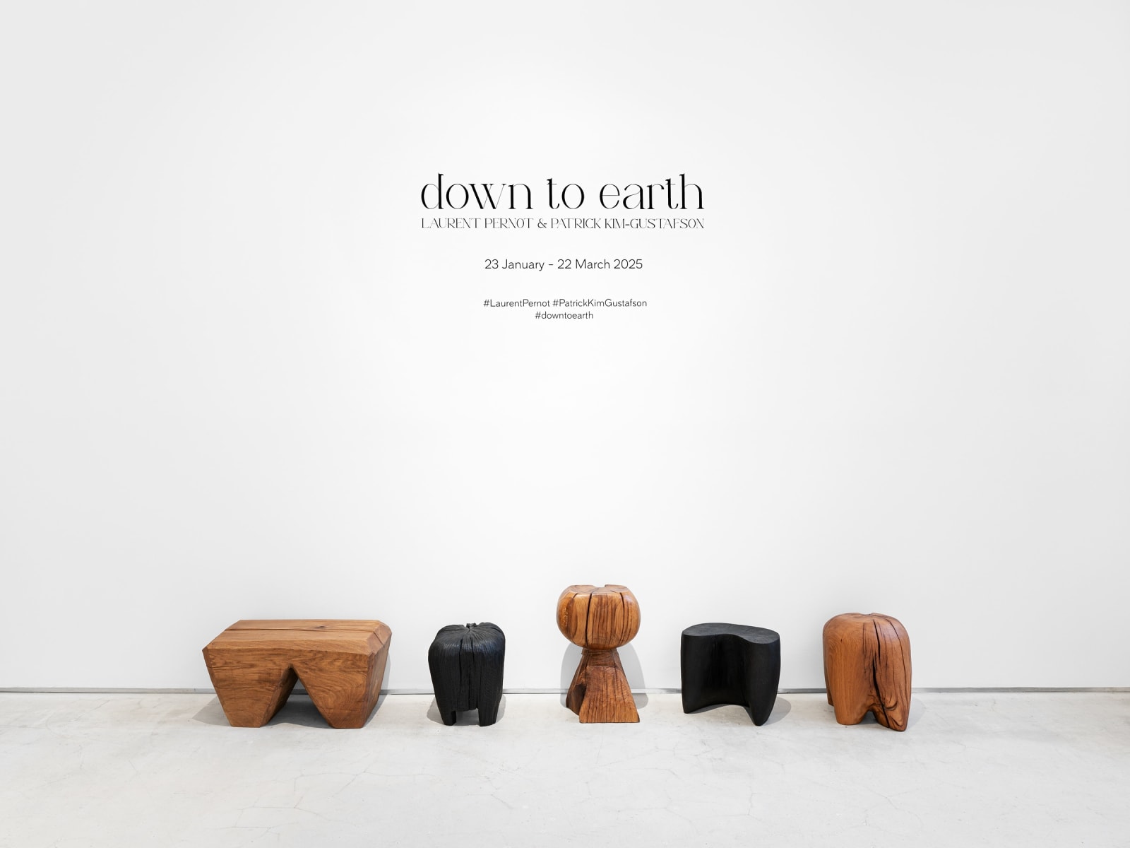 Patrick Kim-Gustafson, Half-done stool, 2024