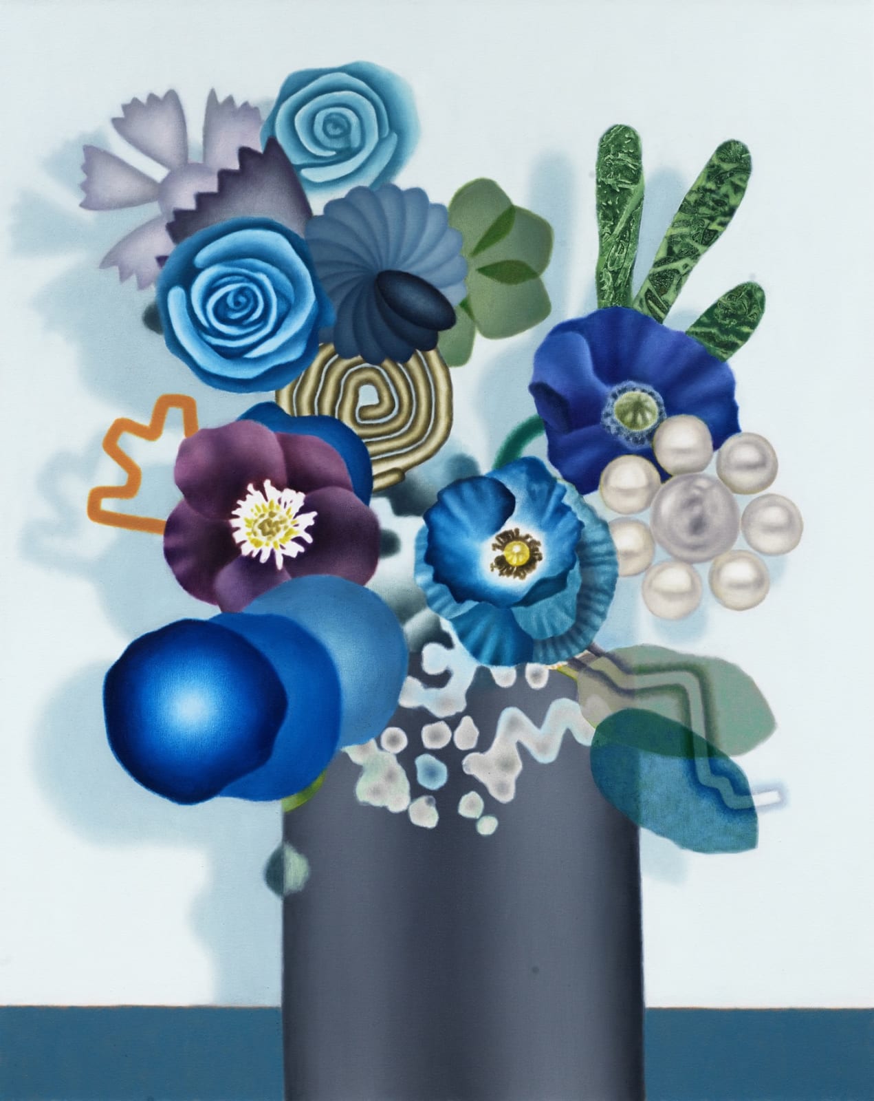 Coiled Cobalt Bouquet