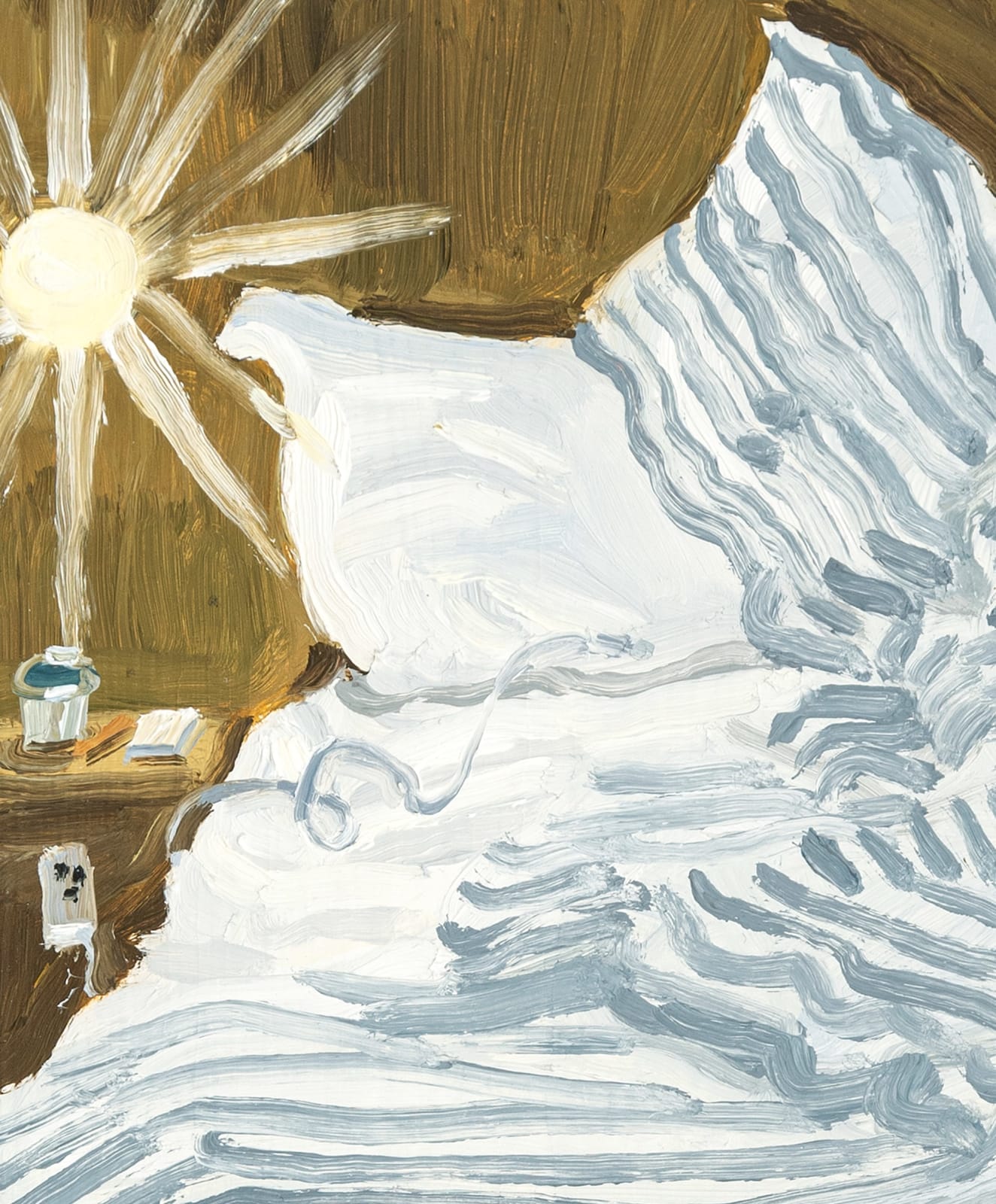 Claudia Keep, Striped Sheets, 2022