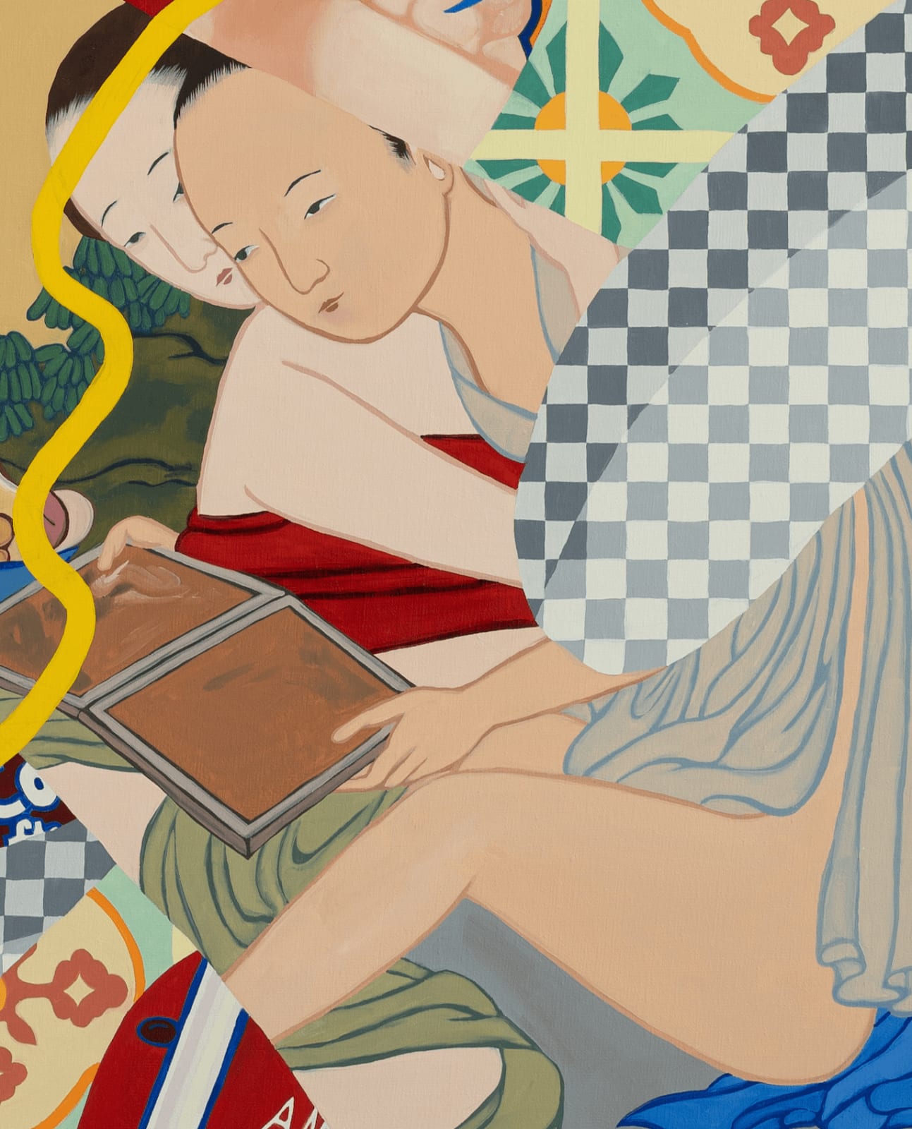 Ziping Wang, Kissing the flower petals in early May, 2023