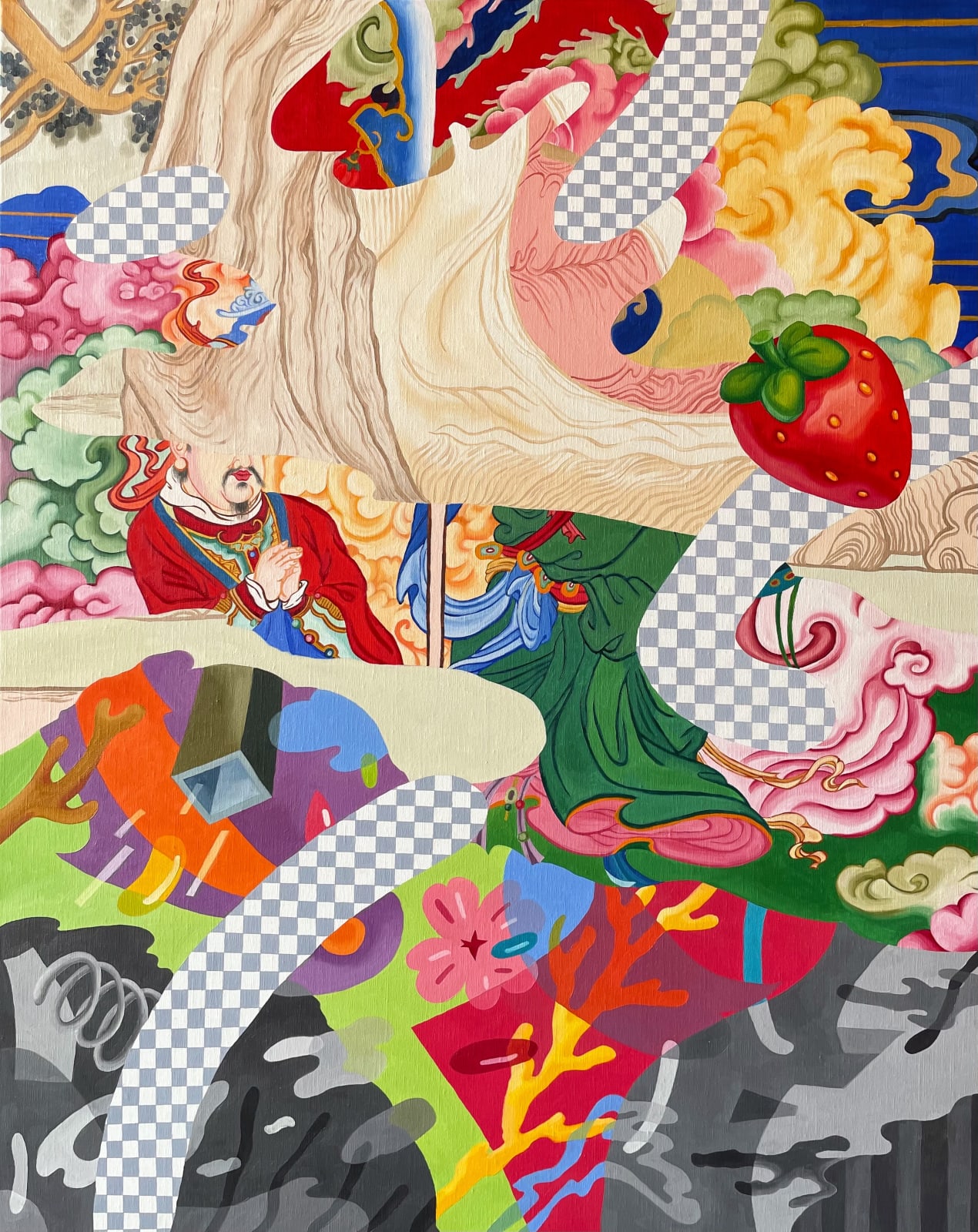 Ziping Wang, Mountains in the Air, 2021